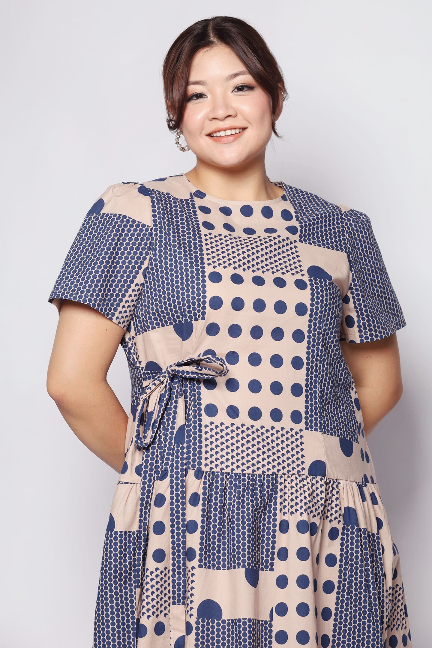 Bonnie Dress in Circular Print