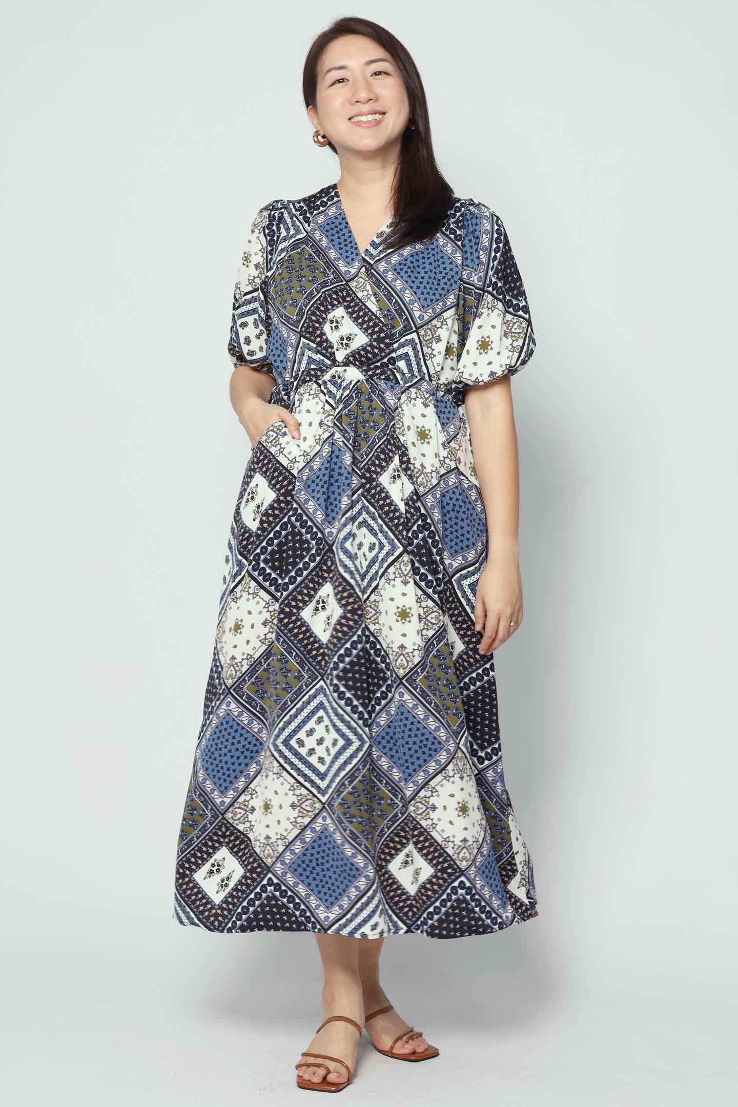 Boris Dress in Paisley