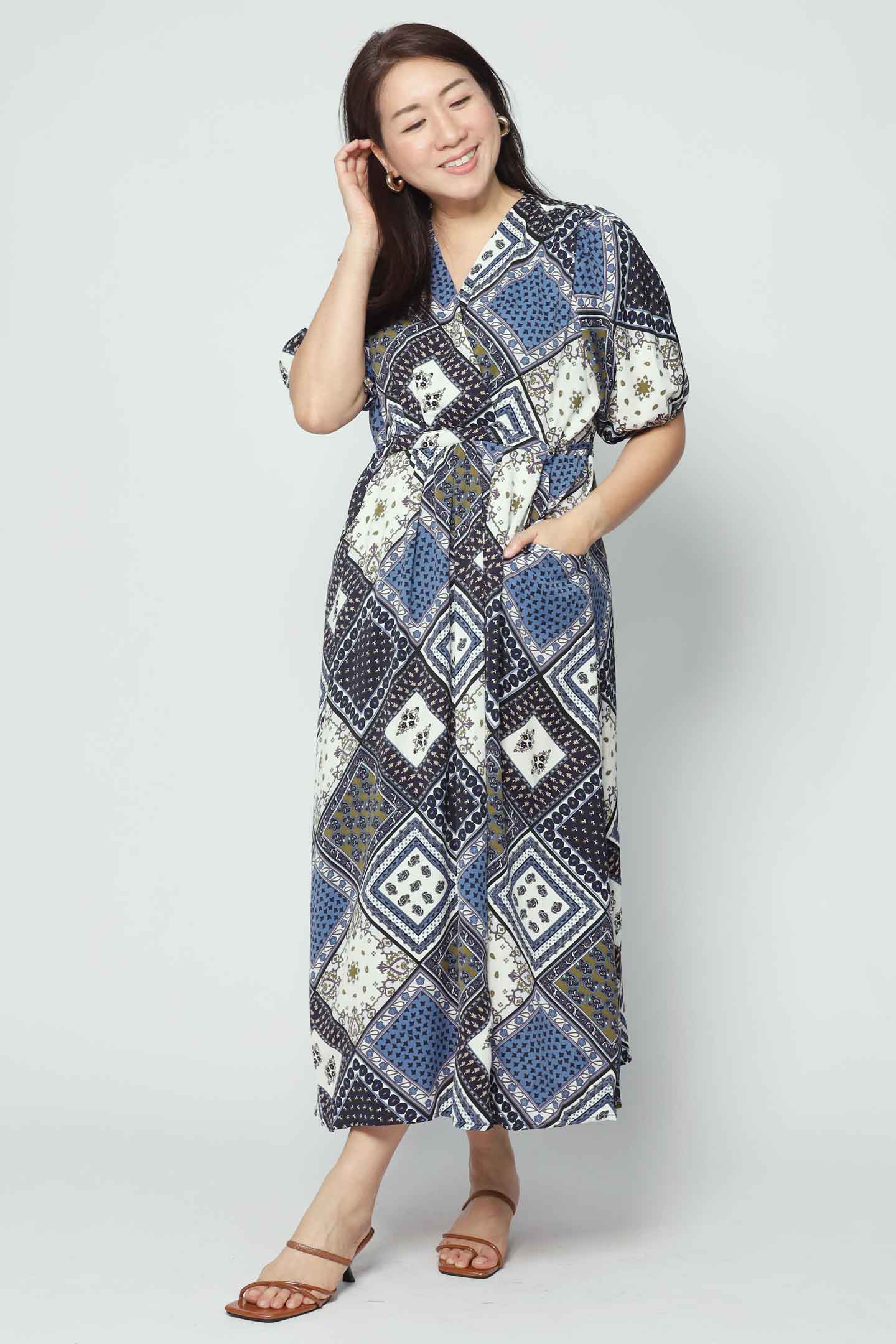 Boris Dress in Paisley