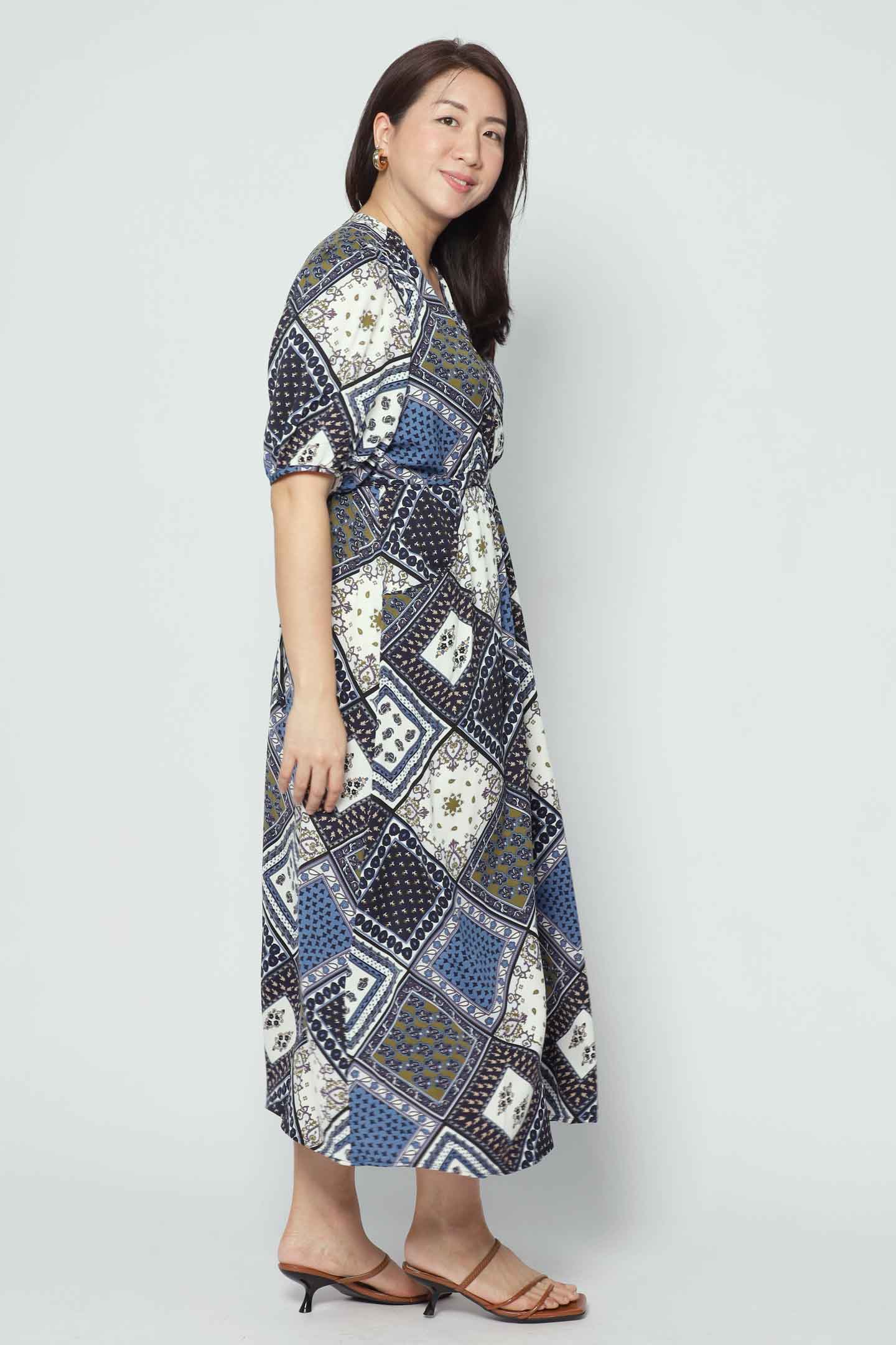 Boris Dress in Paisley