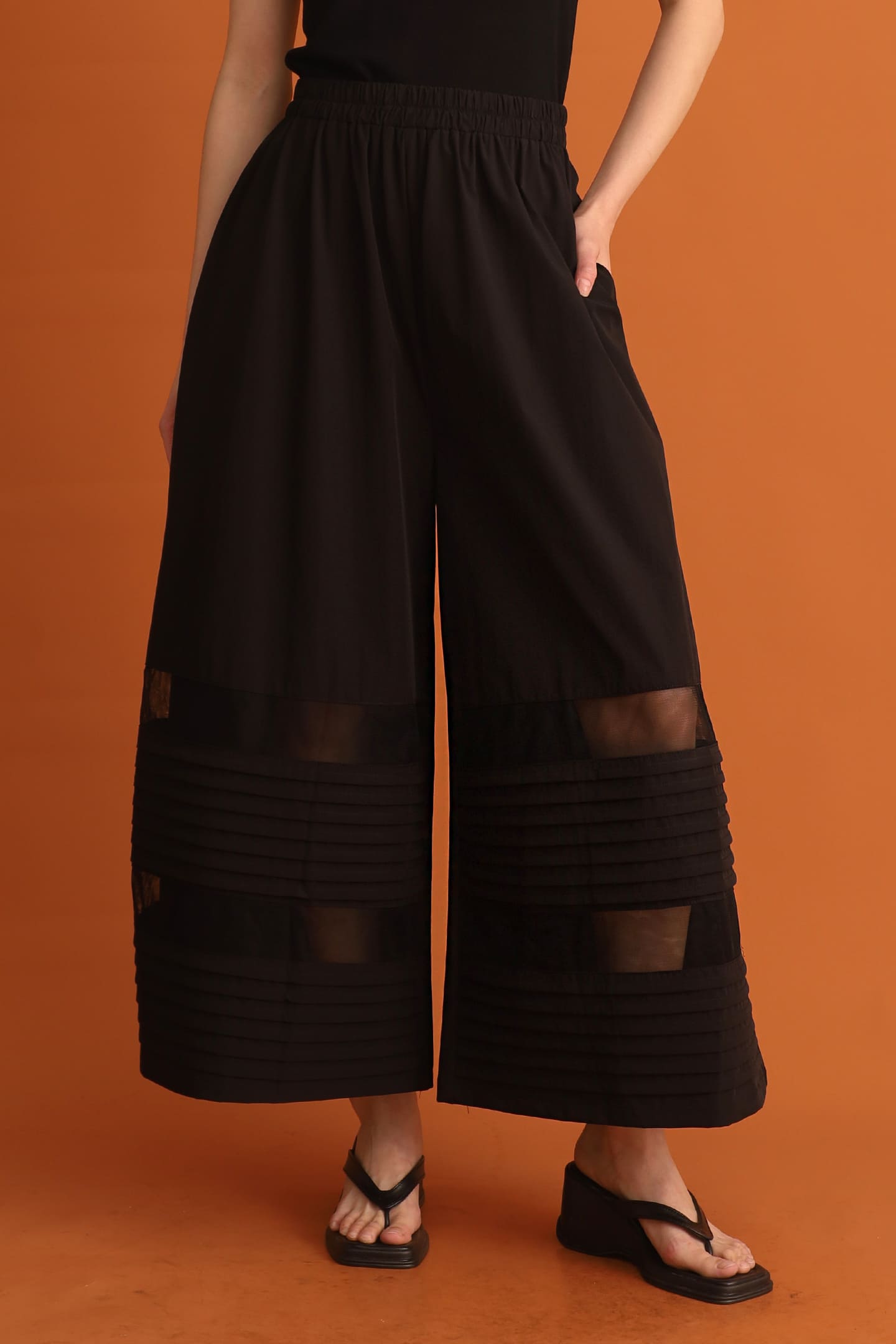 CHOSEN - Bo Young Mesh Pants in Black