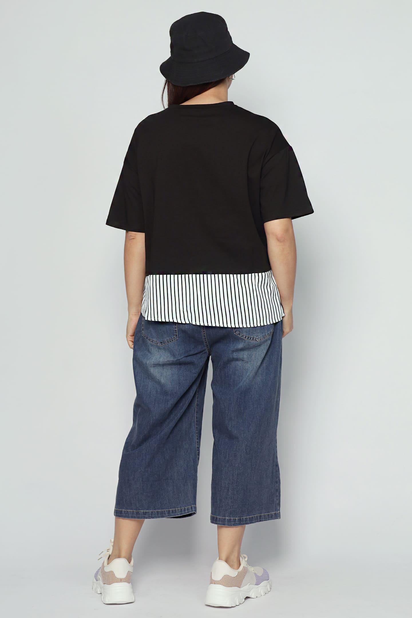 Easy By TE - Breezy Mood Pinstripes Top