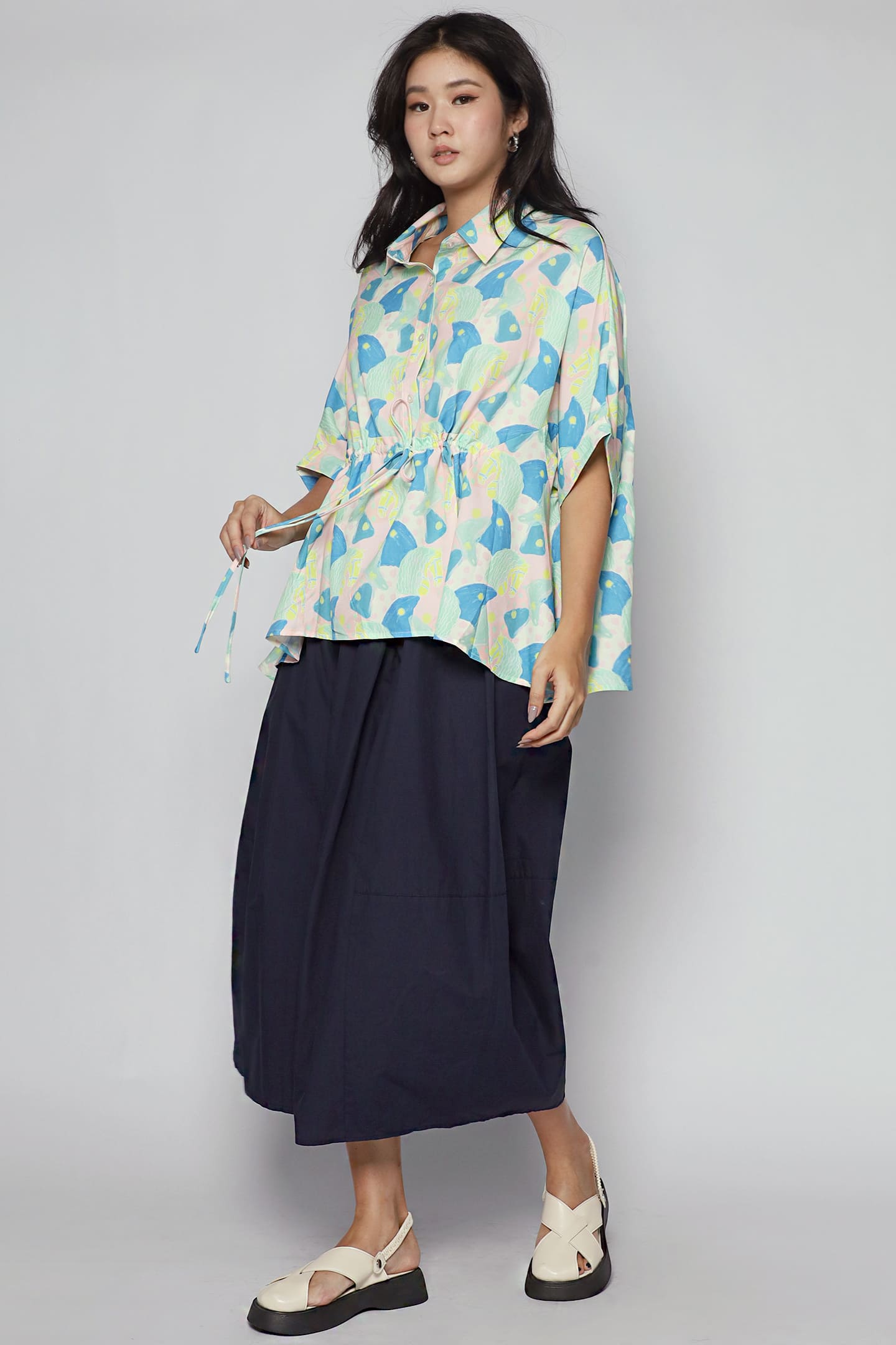Bria Top in Sorbet Tiles