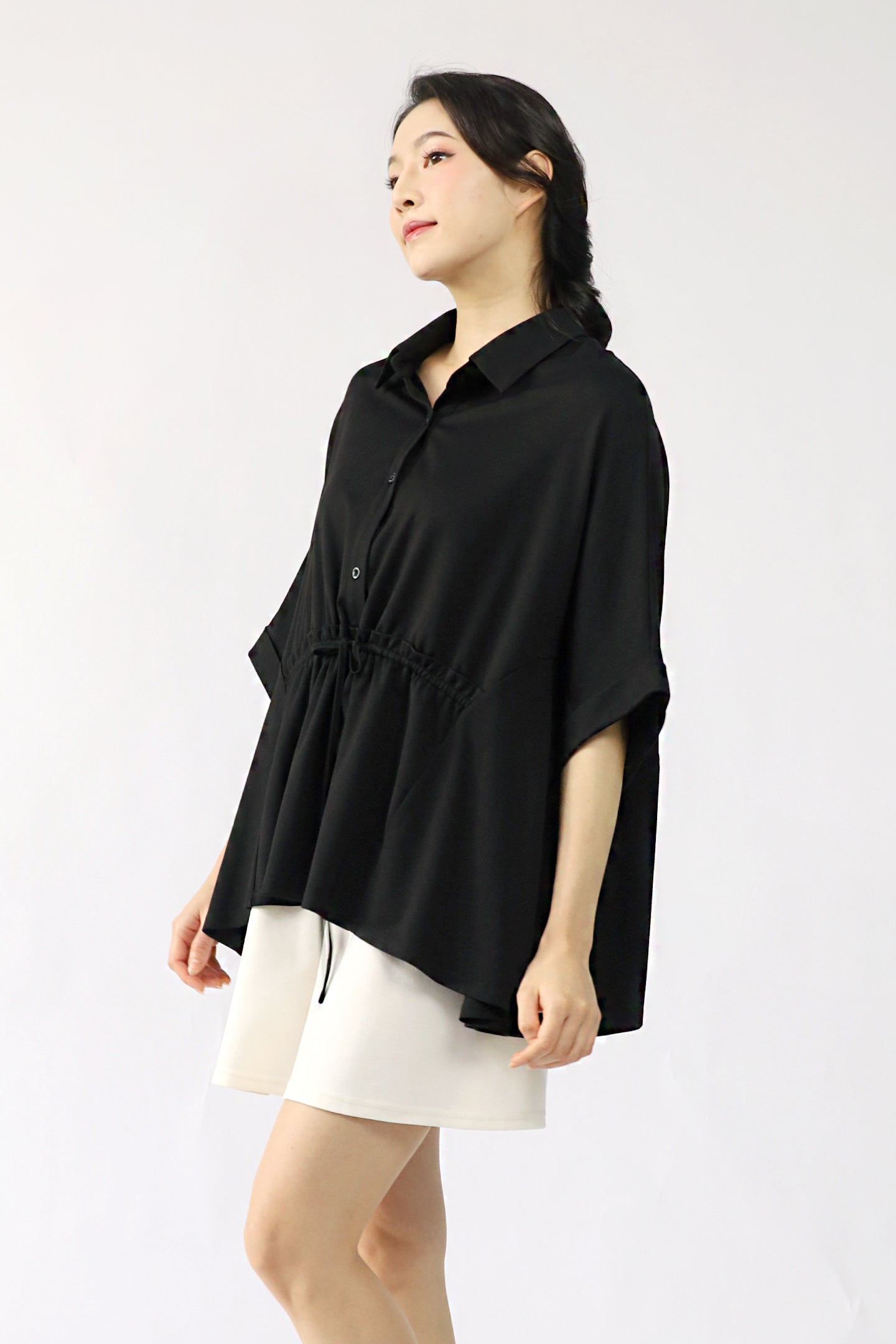 TENCEL - Brie Top in Black