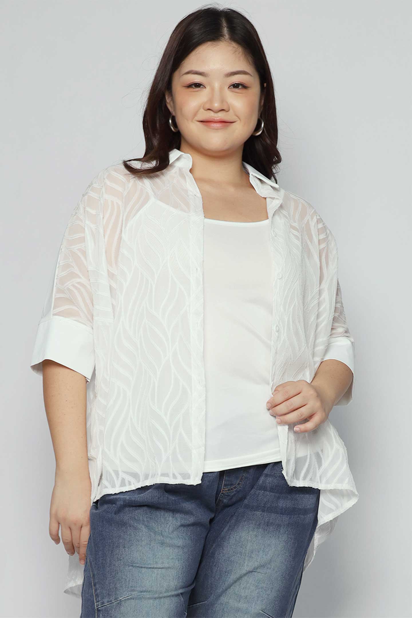 Brissy 2 in 1 Top in White