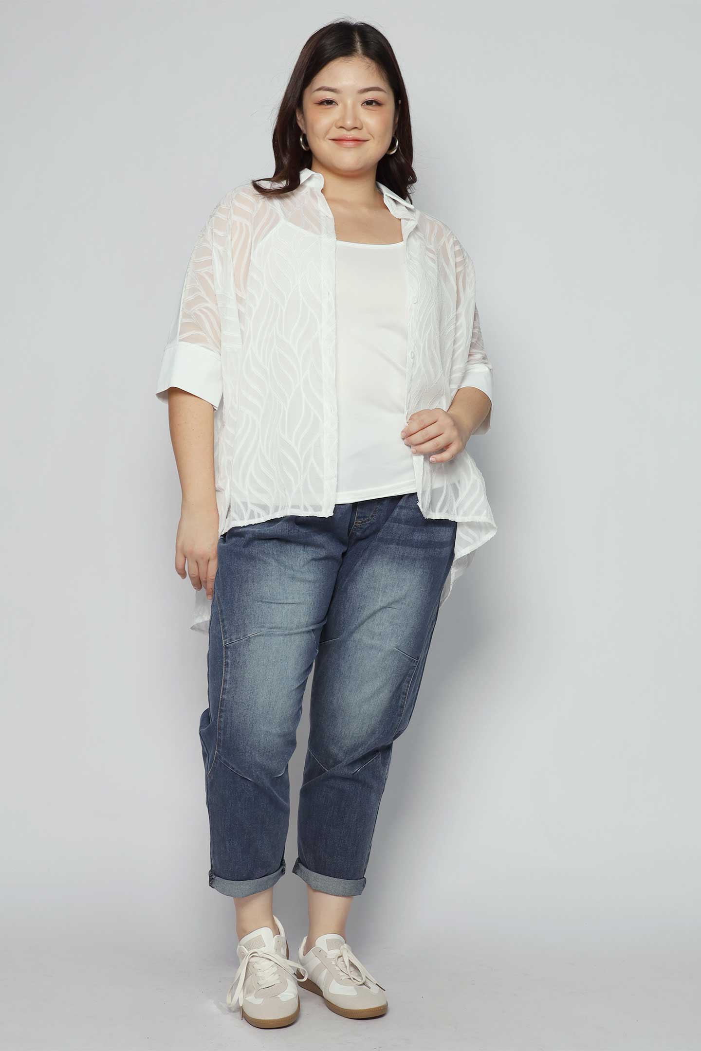 Brissy 2 in 1 Top in White