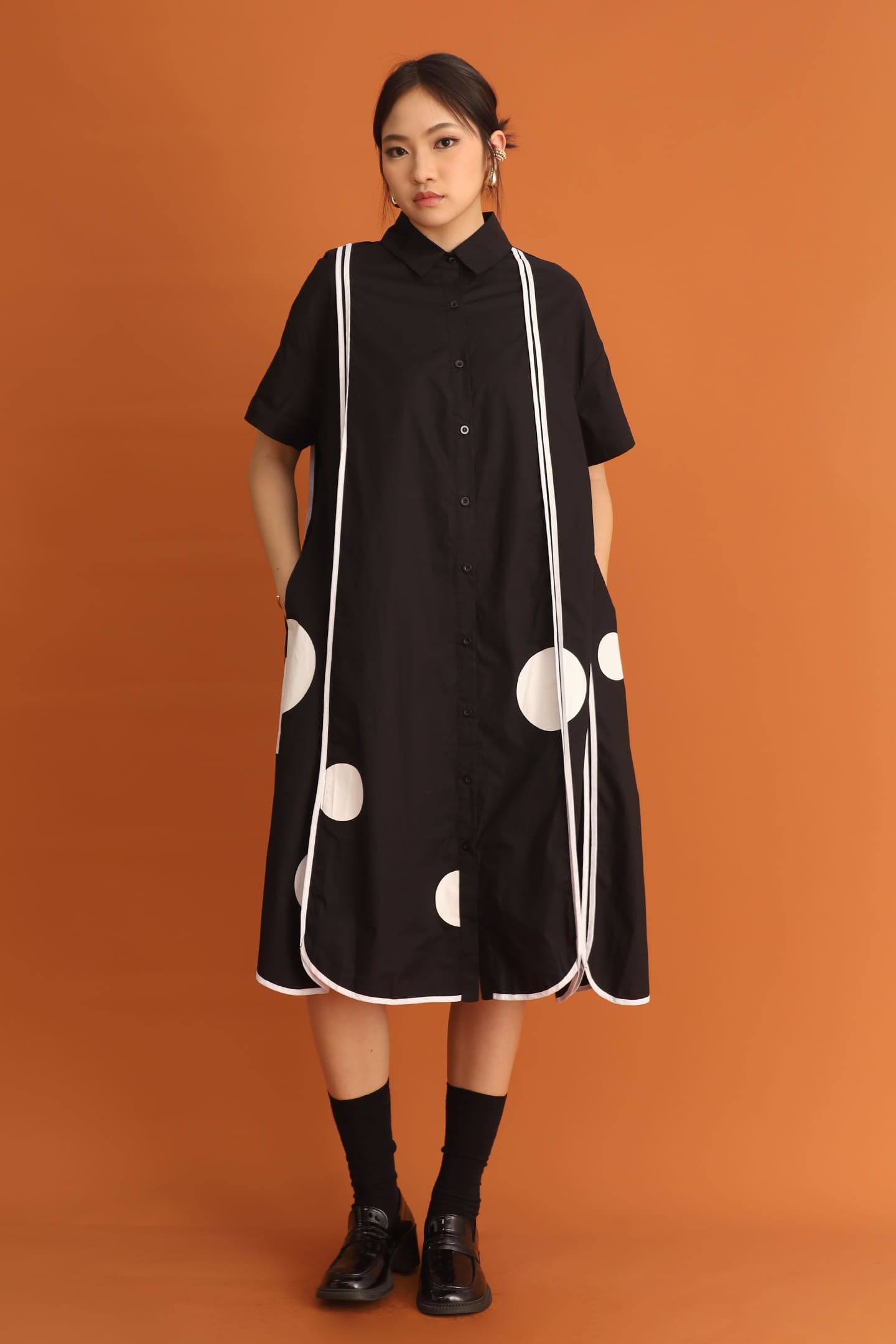 CHOSEN: Bruno Polkadot Shirt Dress