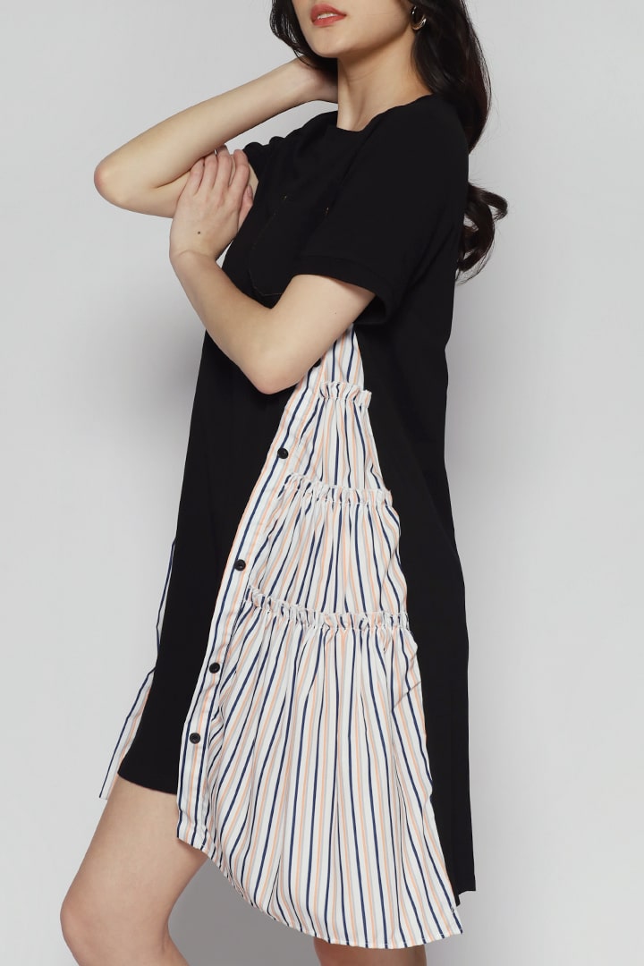 Briana Dress in Stripes