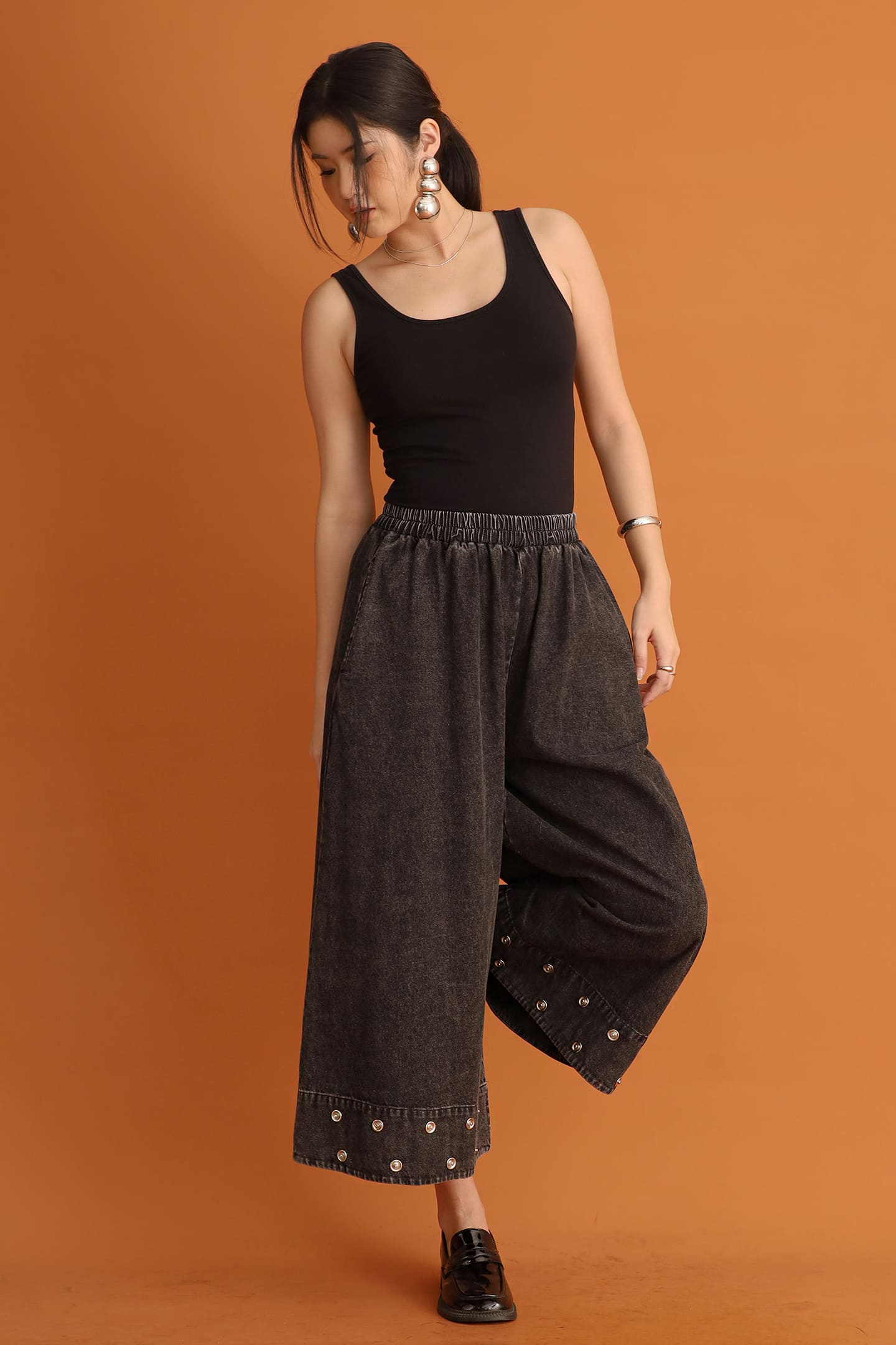 CHOSEN - Bullet Denim Pants in Black