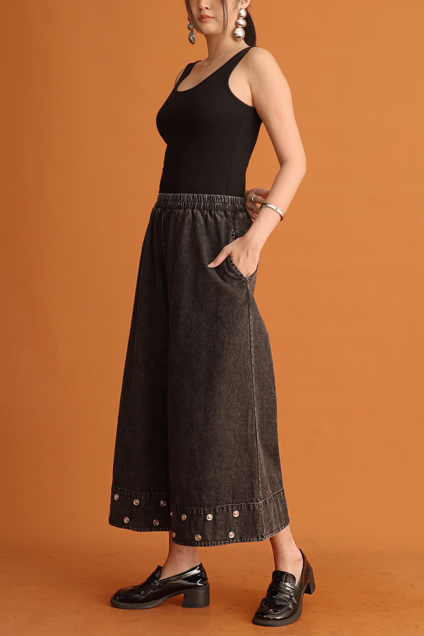 CHOSEN - Bullet Denim Pants in Black