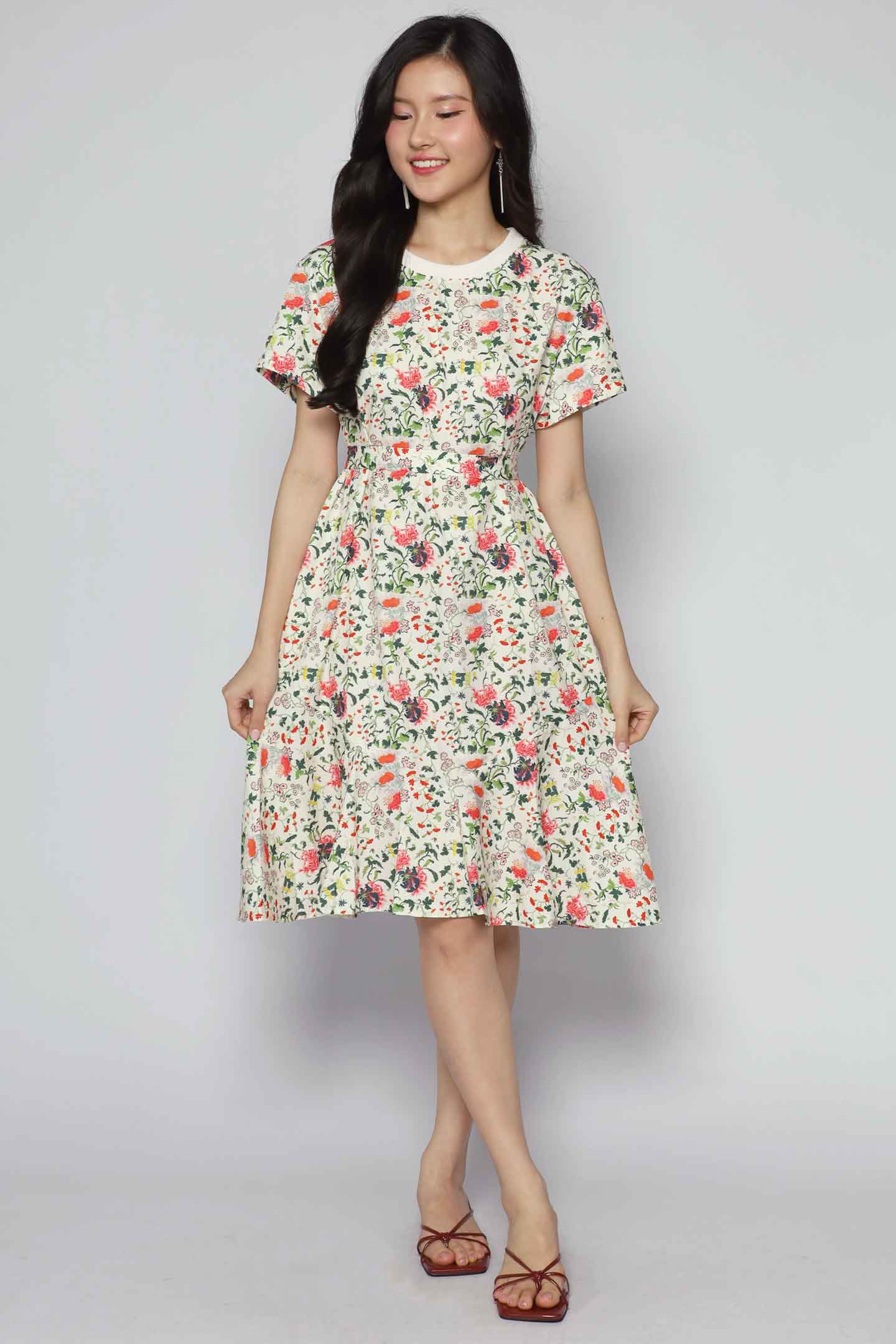 Bundchen Dress in Garden Sonata