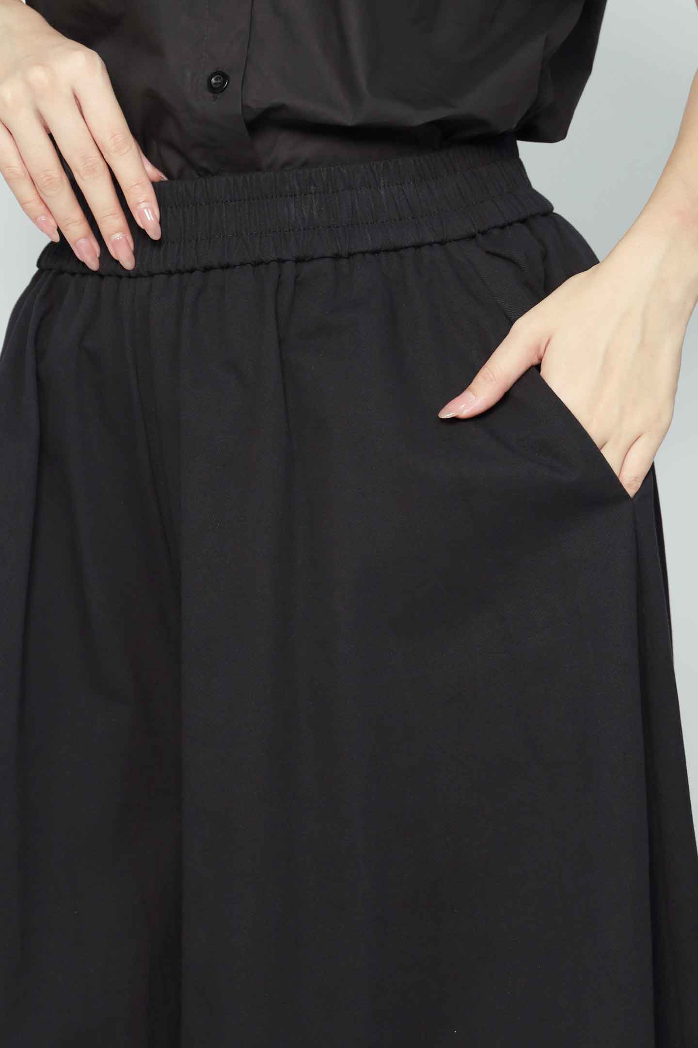 Backorders Caitlin Culottes in Black