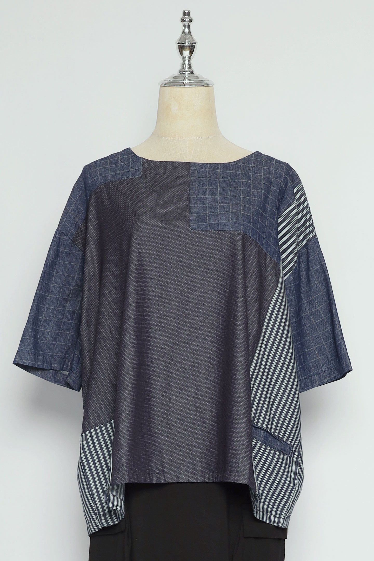 PO - Cala Pattern Denim Top