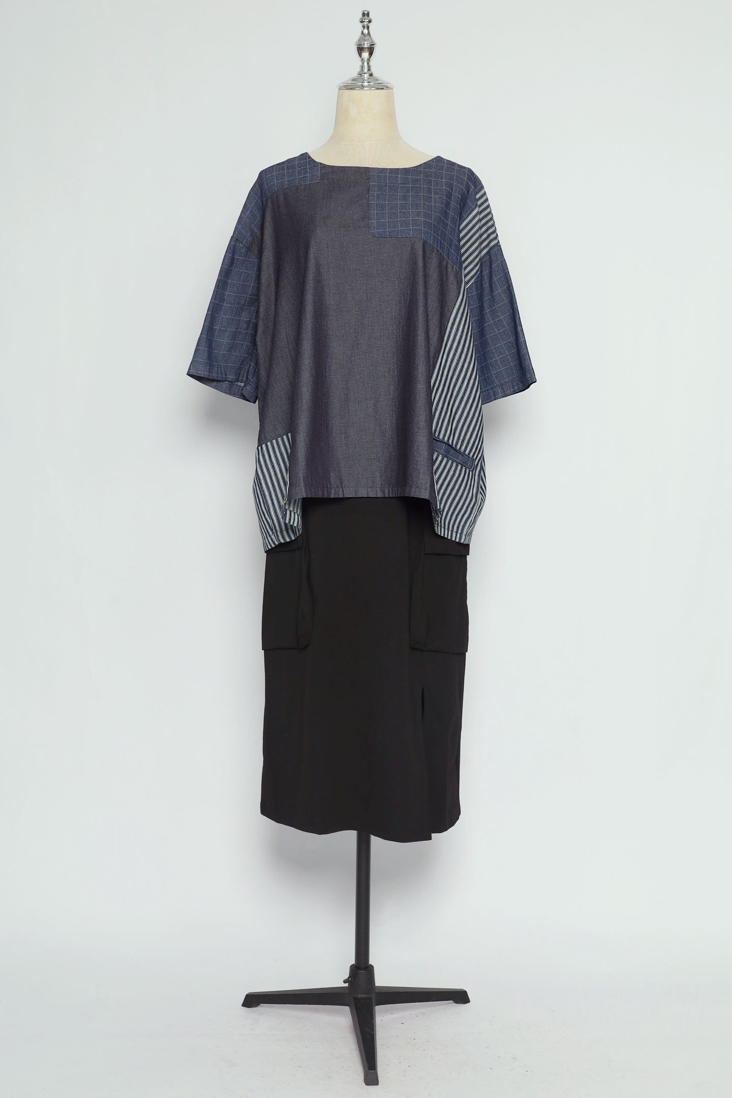 PO - Oslo Cargo Skirt in Black