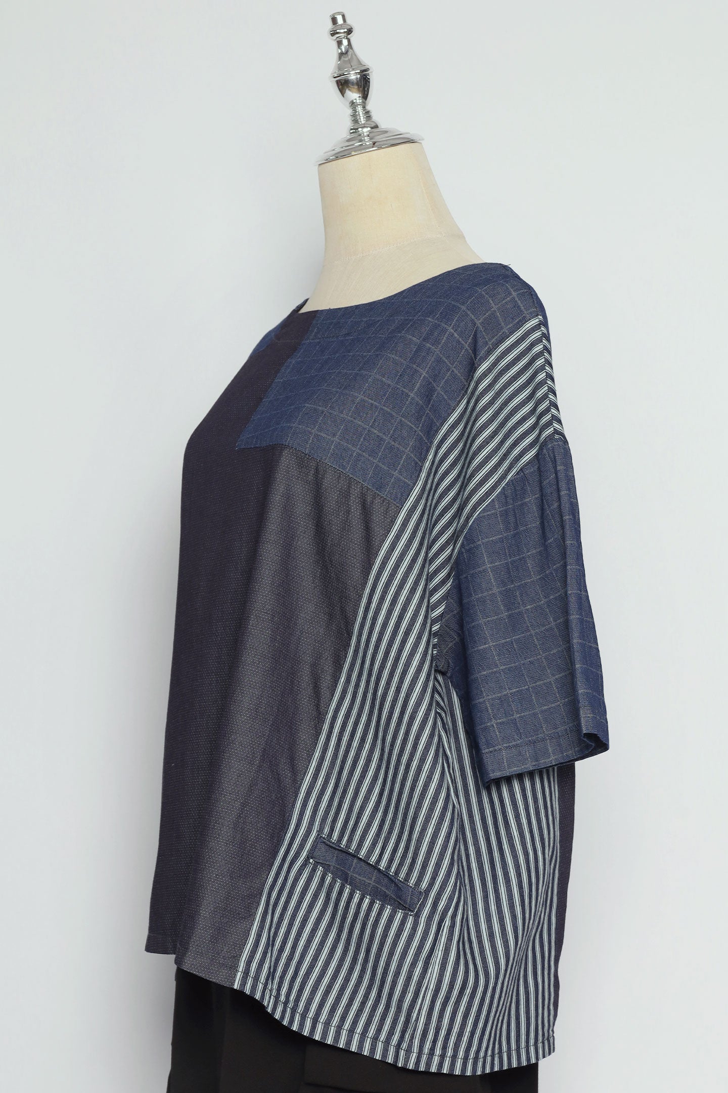 PO - Cala Pattern Denim Top