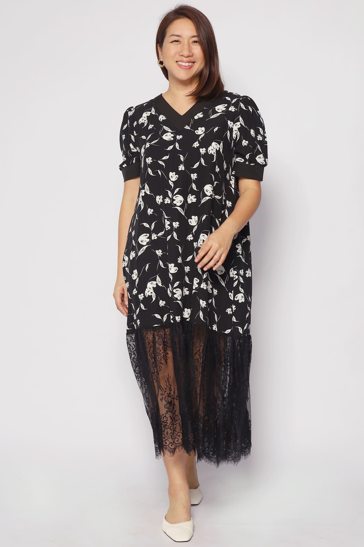 Calandra Floral Lace Dress