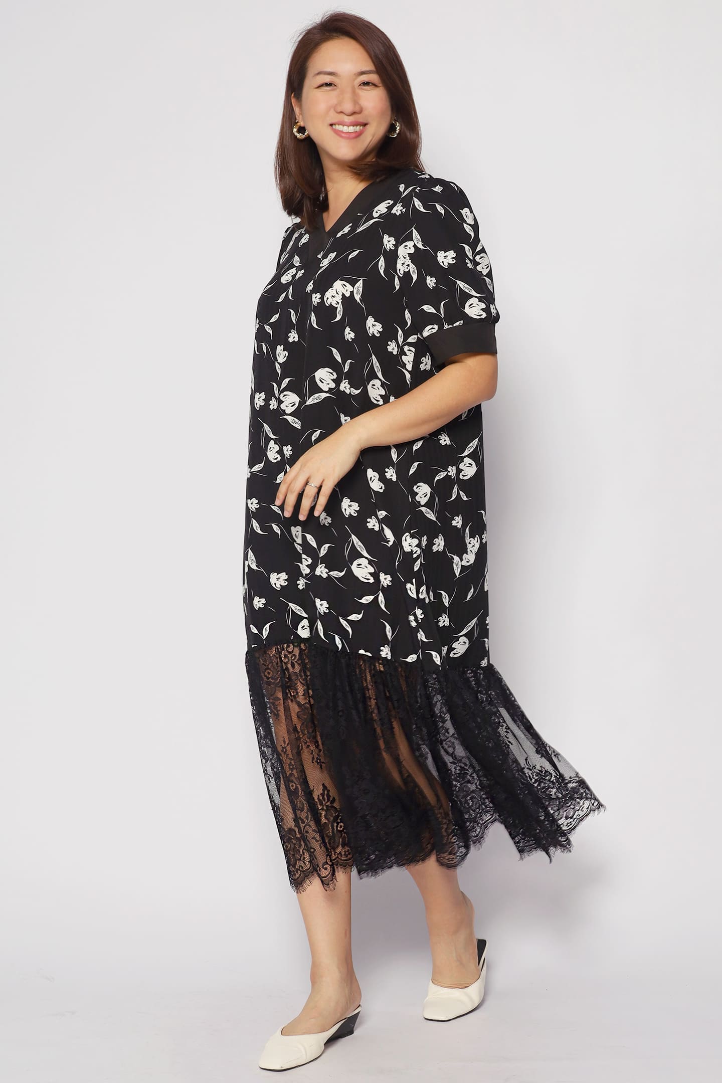 Calandra Floral Lace Dress