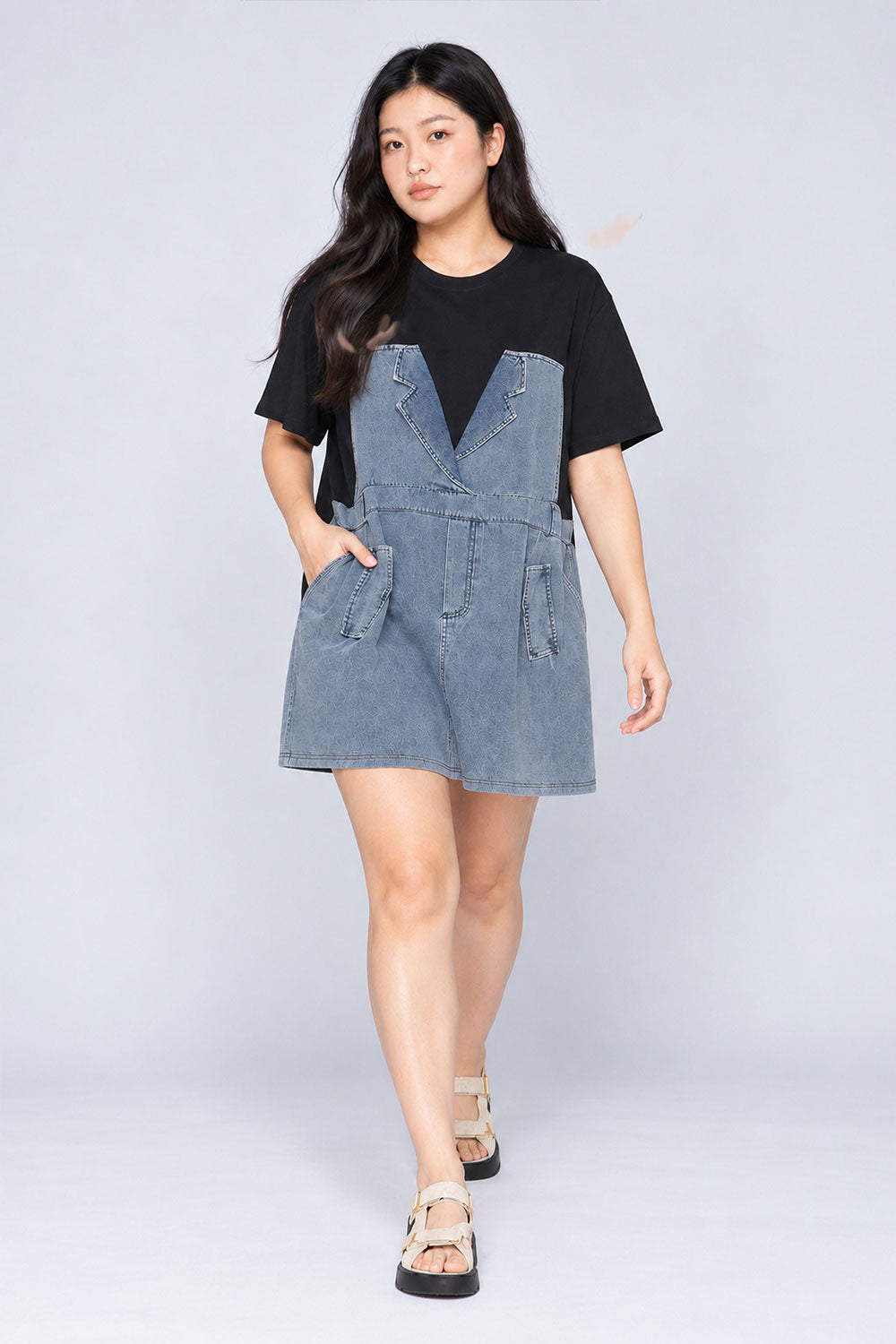 Carlis Tshirt Denim Dress