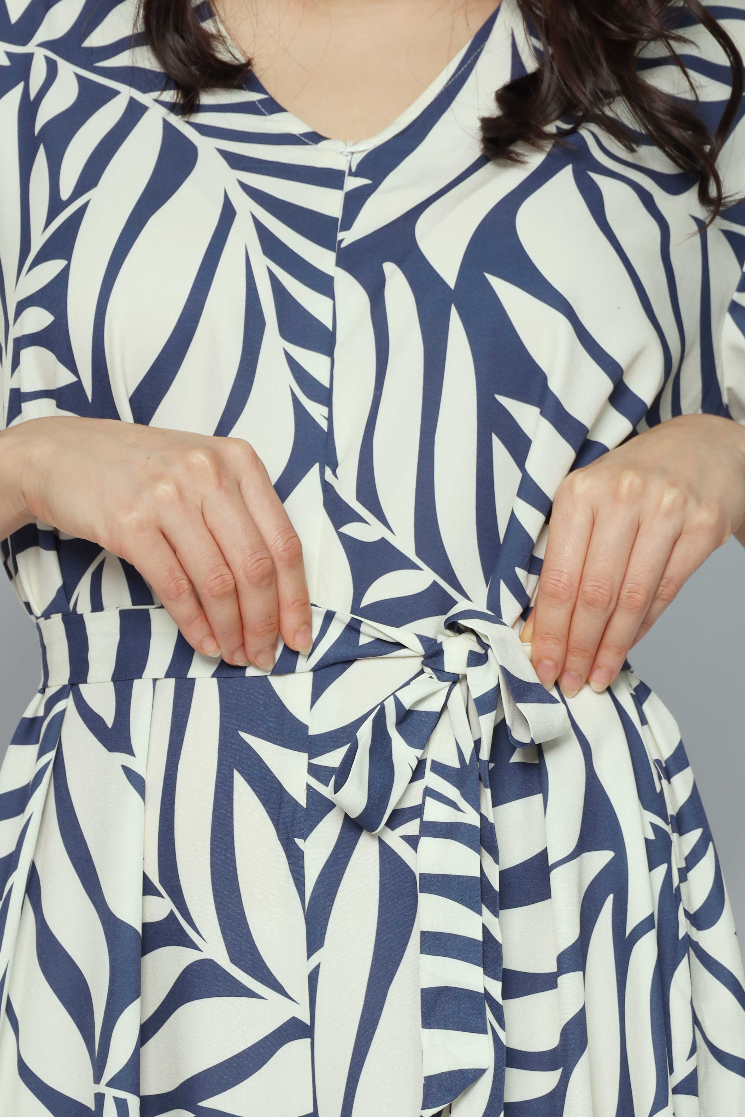 Carly Jumpsuit in Botanique Fern