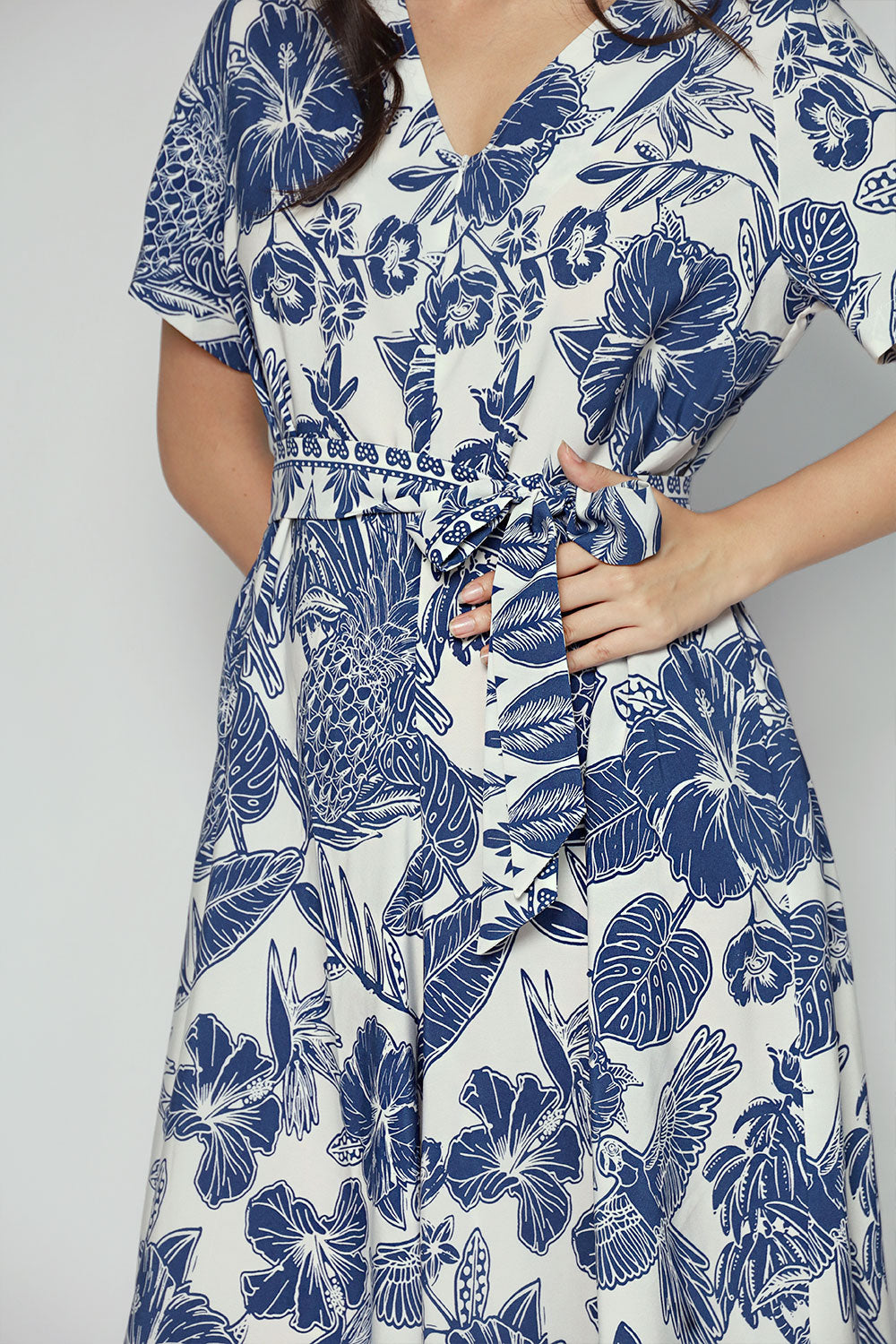 Carly Jumpsuit in Indigo Isle