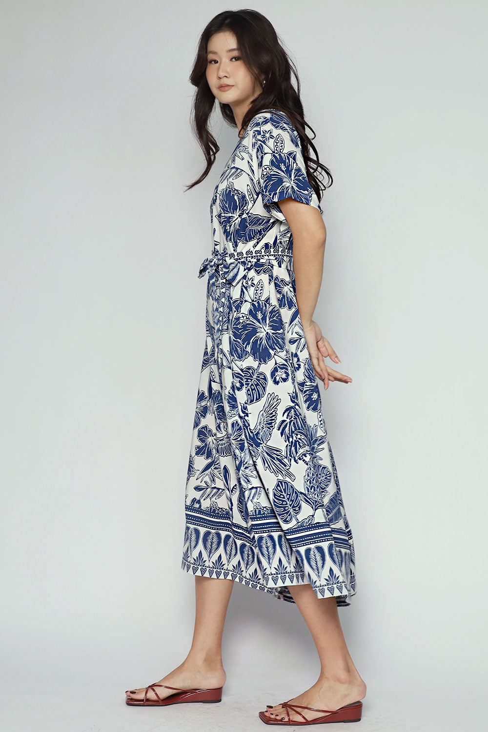 Carly Jumpsuit in Indigo Isle