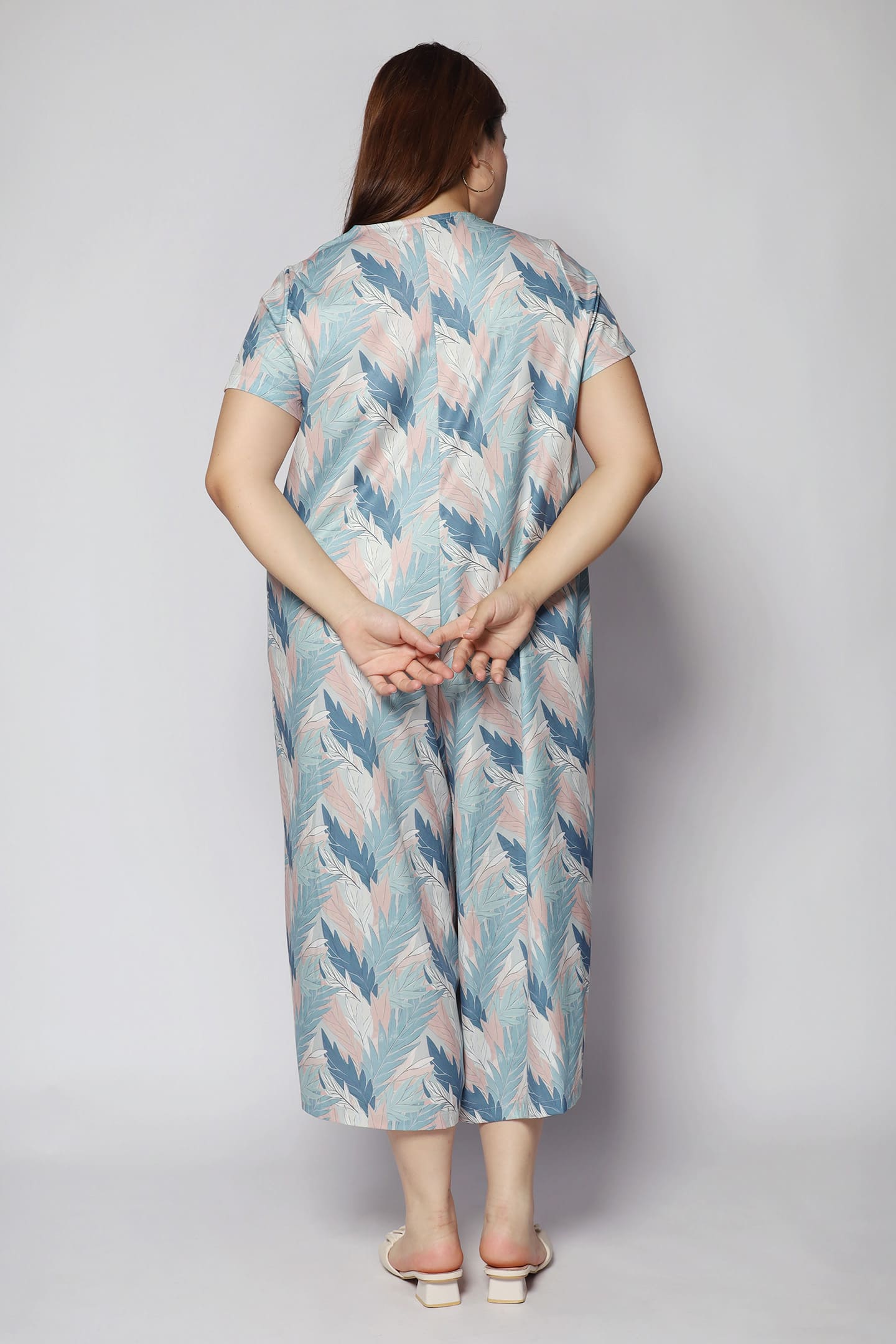 Carly Jumpsuit in Yoyogi Fern