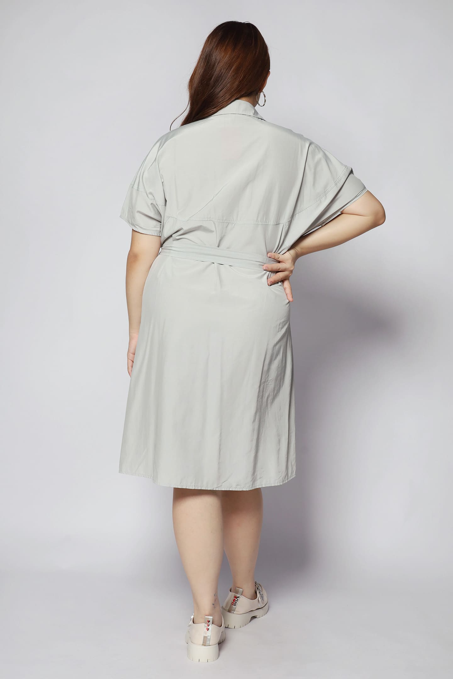 Castila Dress in Grey