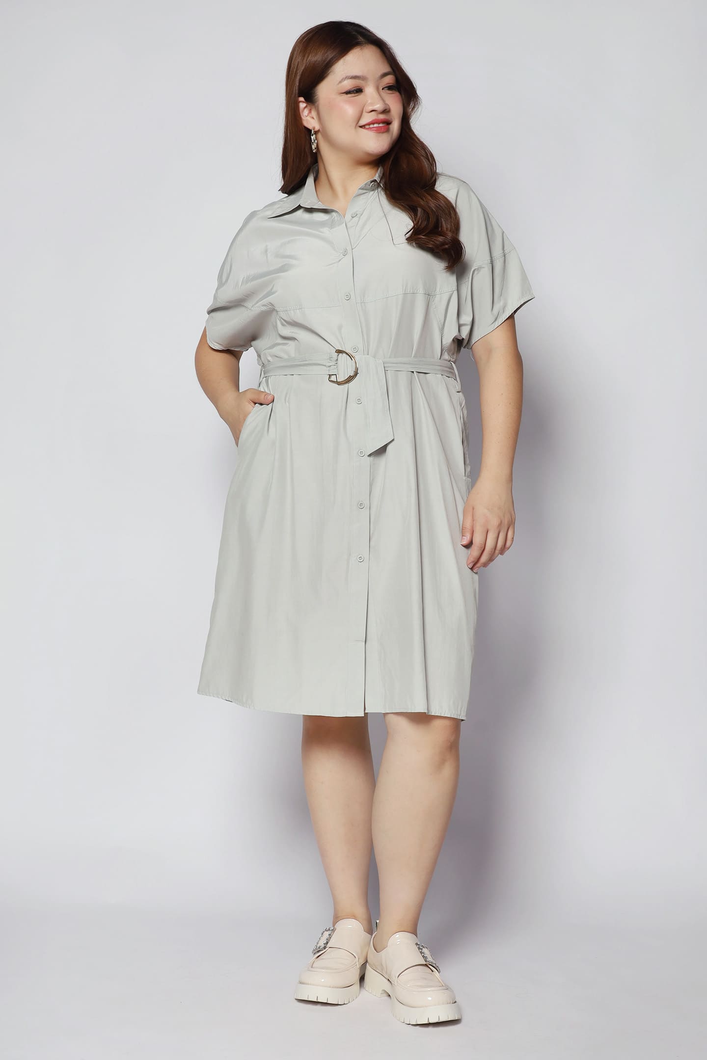 Castila Dress in Grey