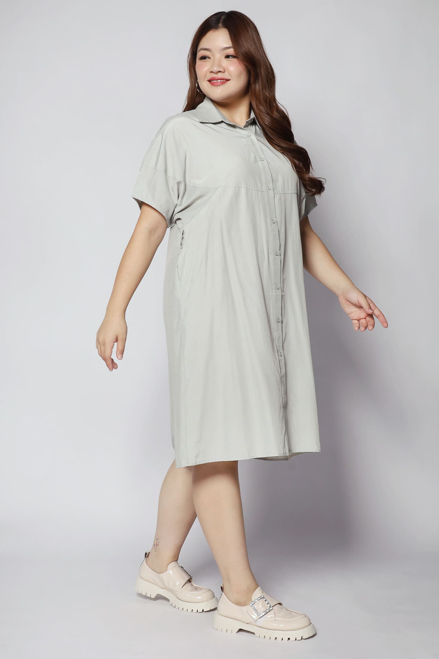 Castila Dress in Grey