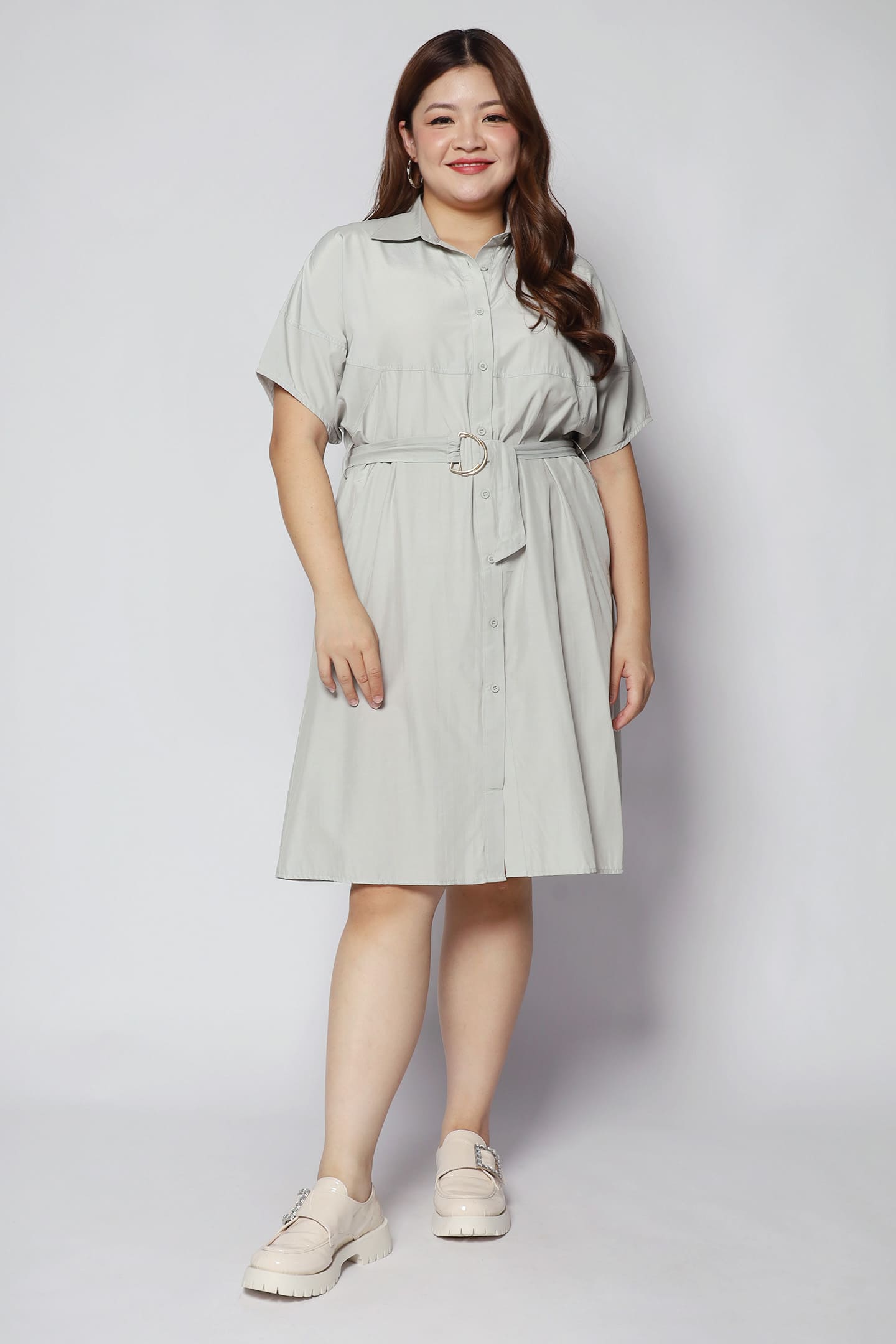 Castila Dress in Grey