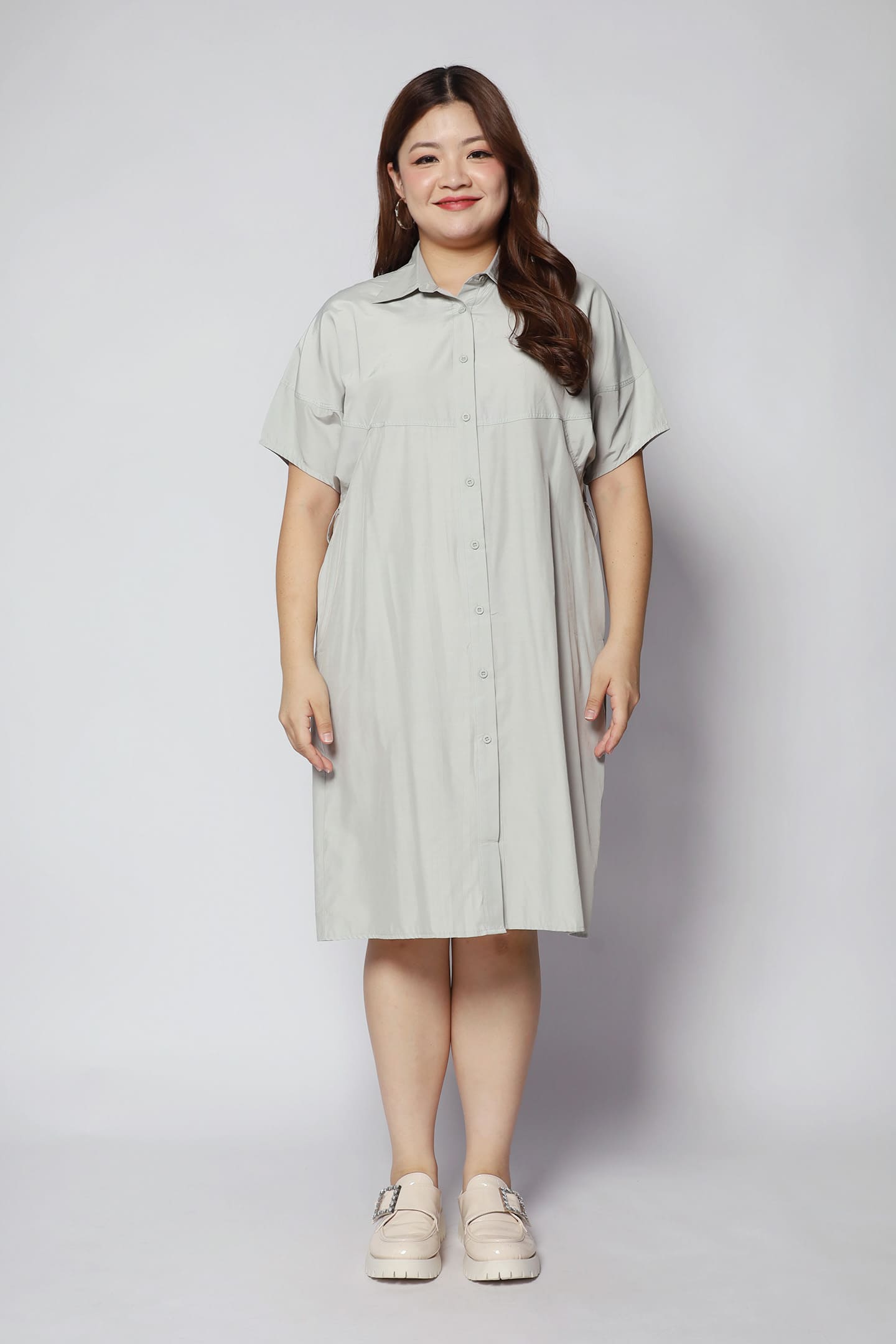 Castila Dress in Grey