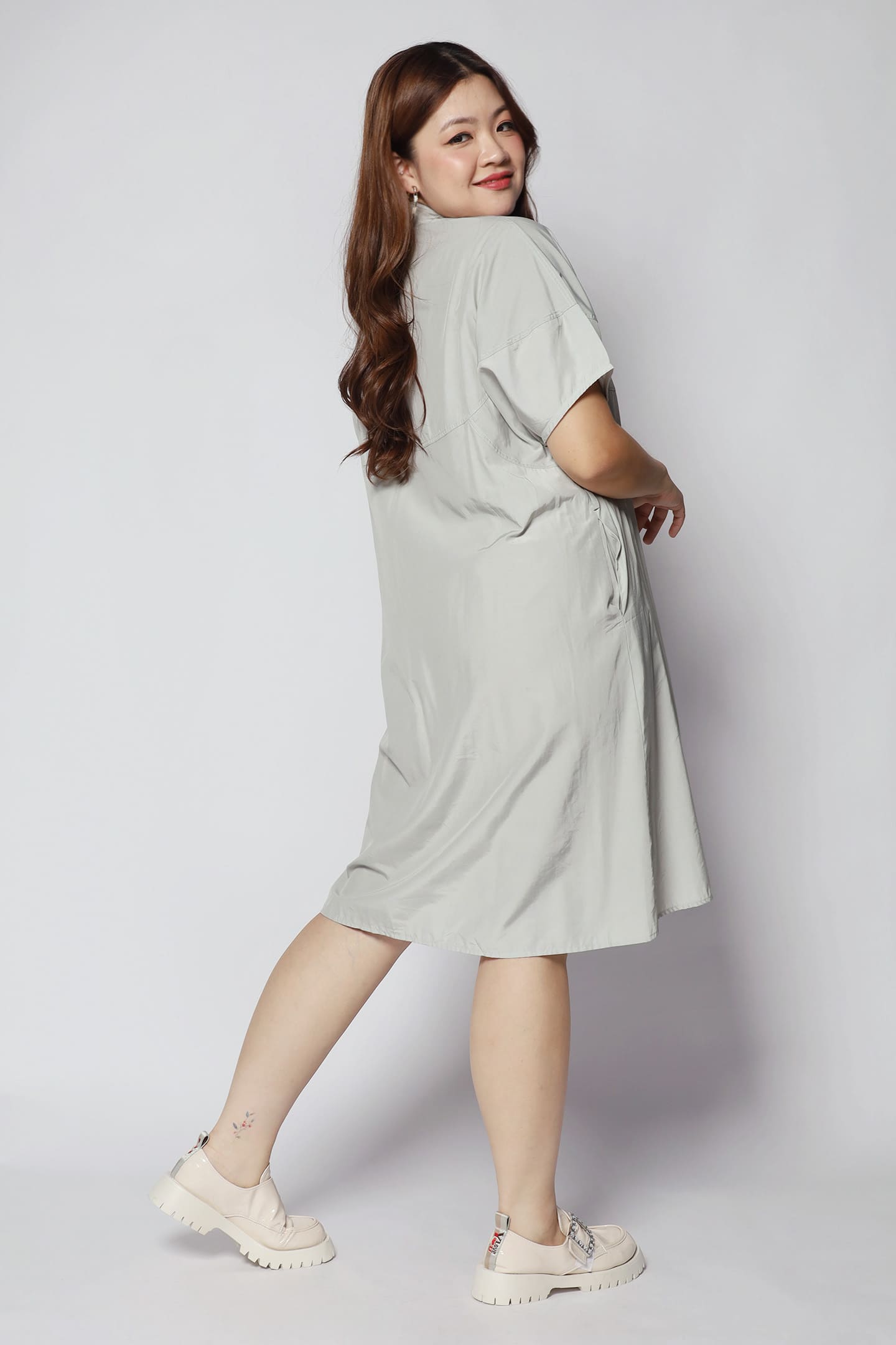 Castila Dress in Grey