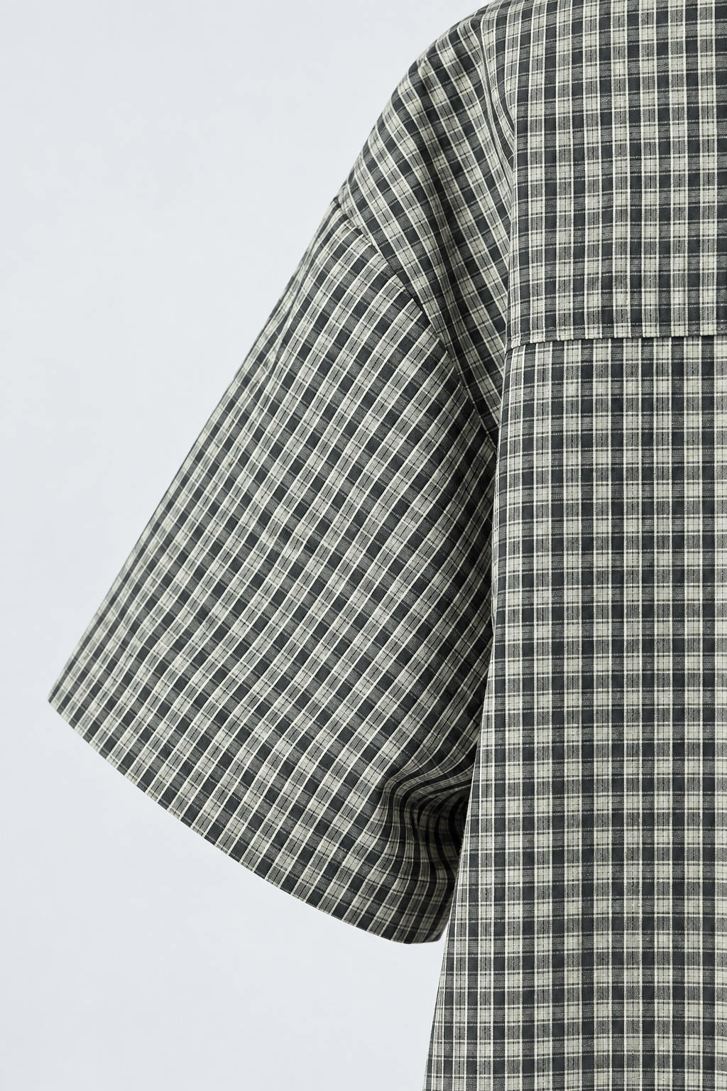 PO - Cecilia Checkered Shirt in Black