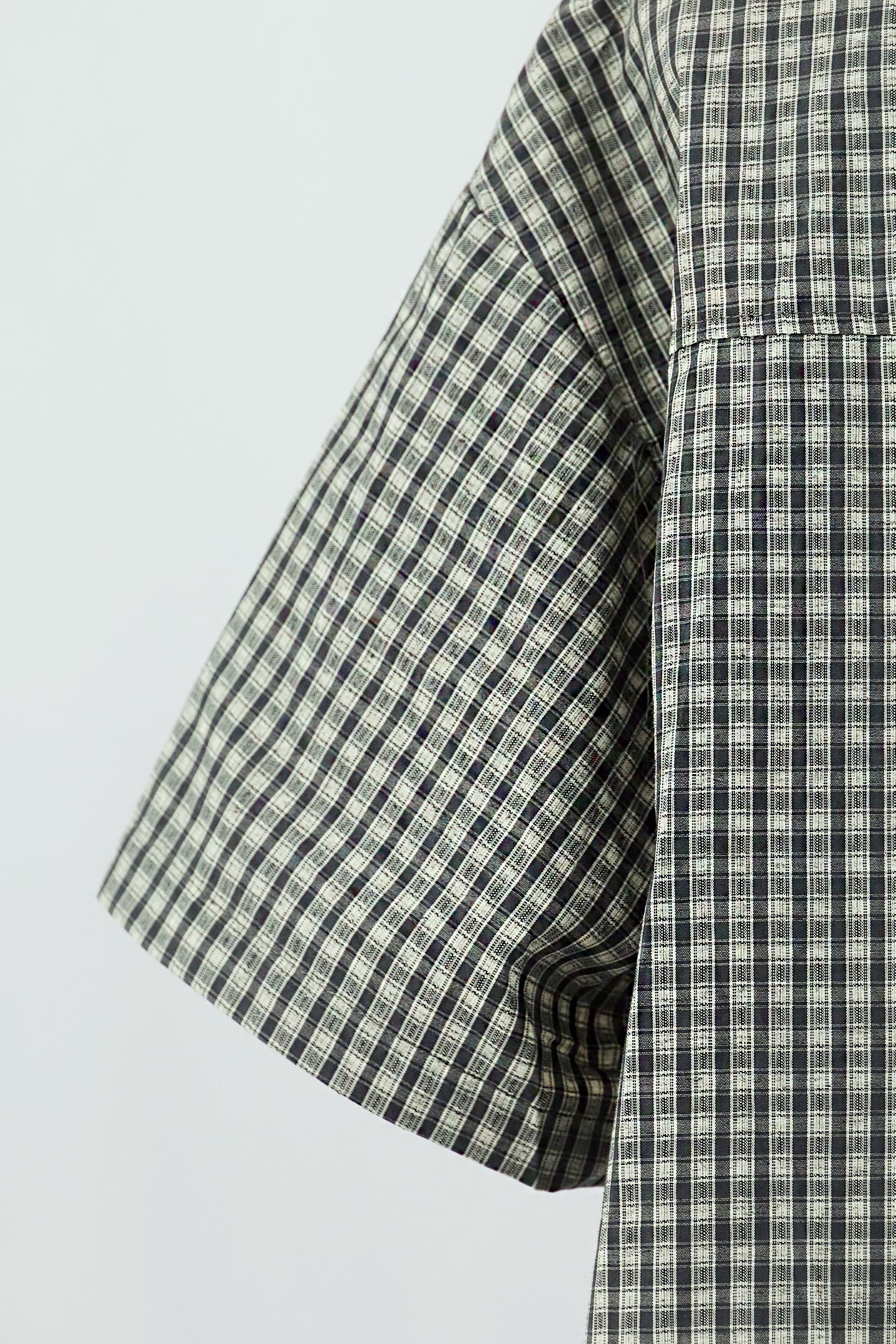PO - Cecilia Checkered Shirt in Black