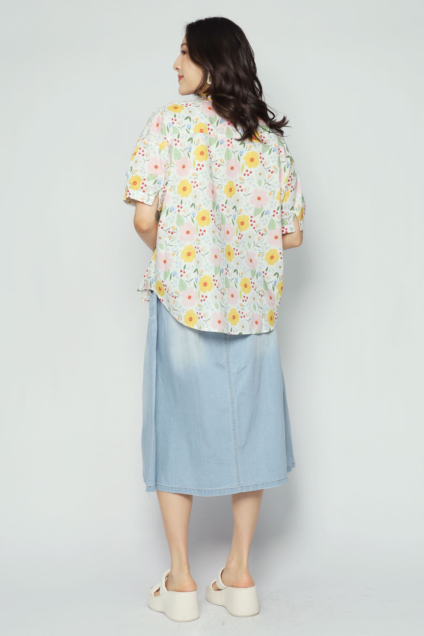 Cele Top in Pastel Floral