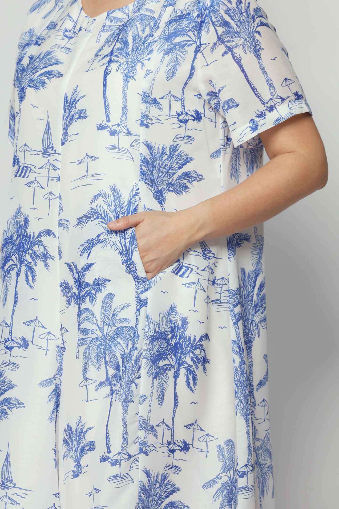 Celine Jumpsuit in Azure Escape