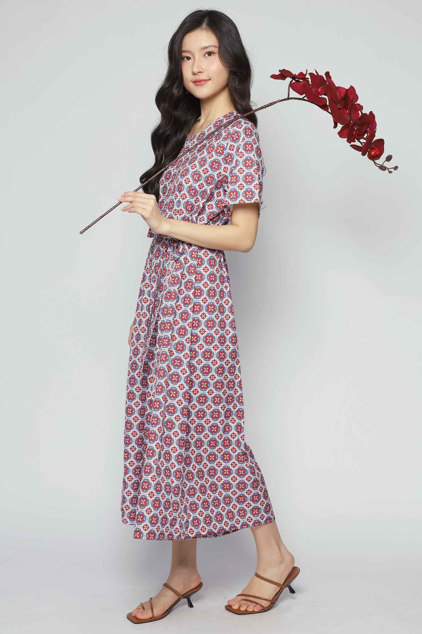 Celine Jumpsuit in Fortune Tiles