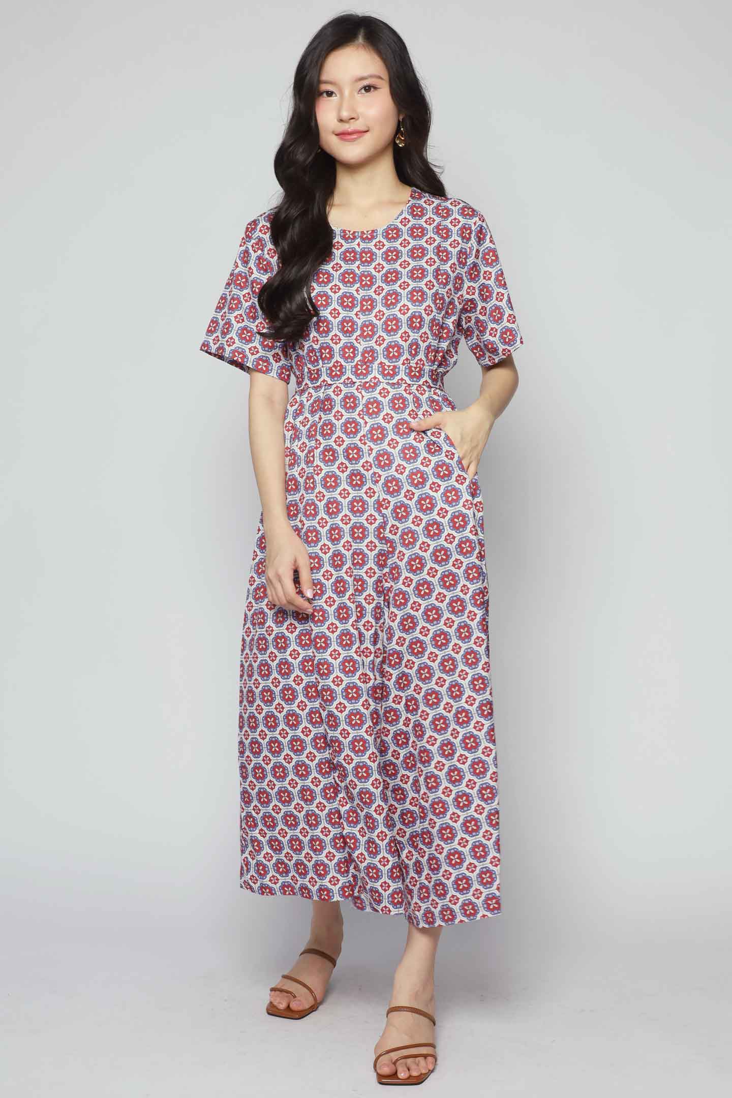 Celine Jumpsuit in Fortune Tiles