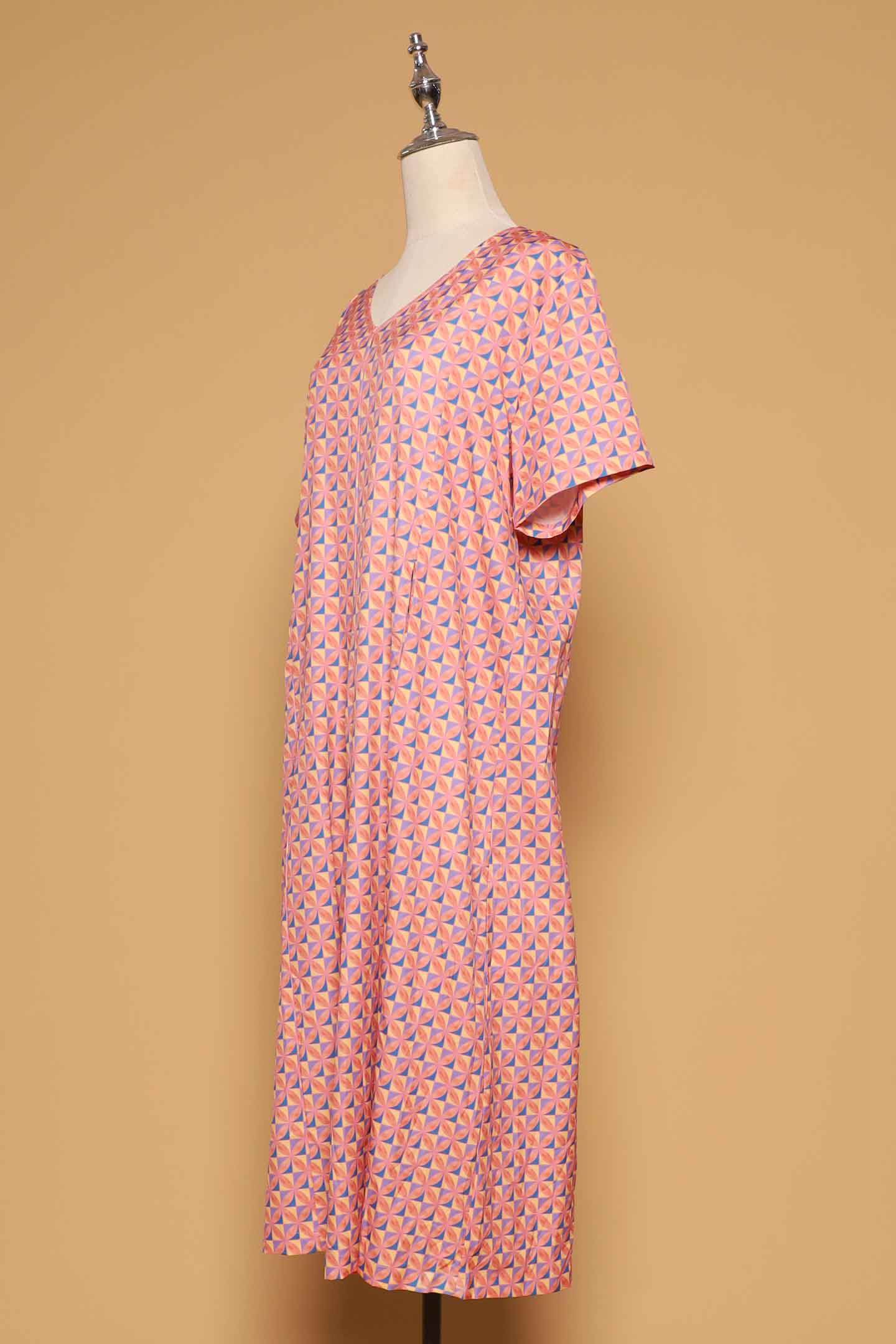 PO - Celine V Neckline Jumpsuit in Pink Playground