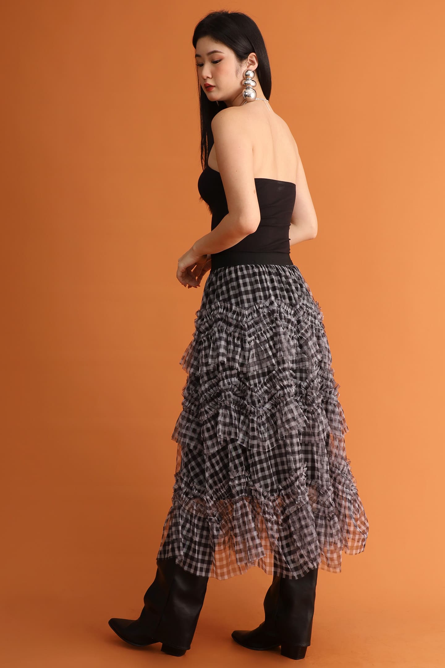 CHOSEN - Checker Mode Skirt