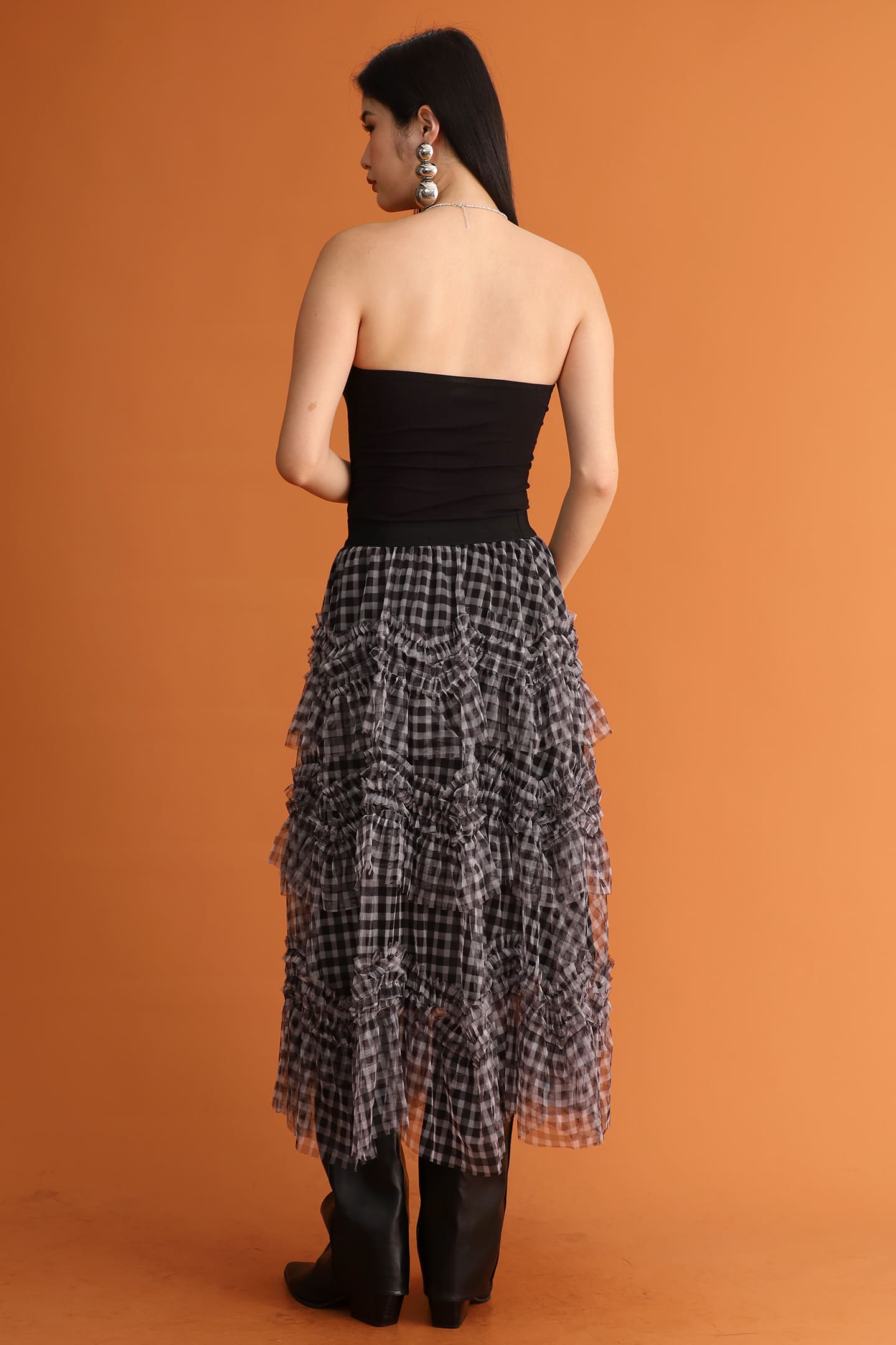 CHOSEN - Checker Mode Skirt