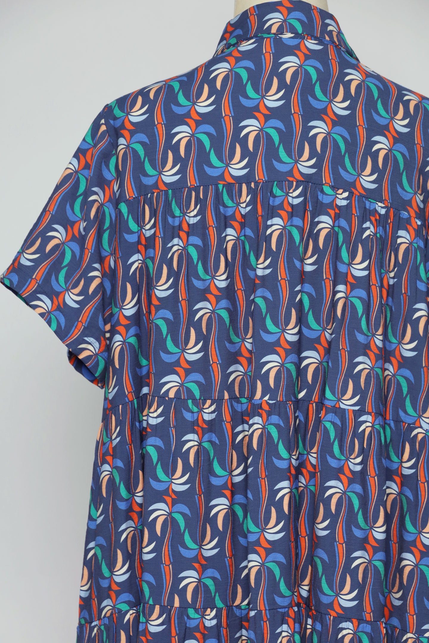 PO - Cherio Dress in Blue Pattern