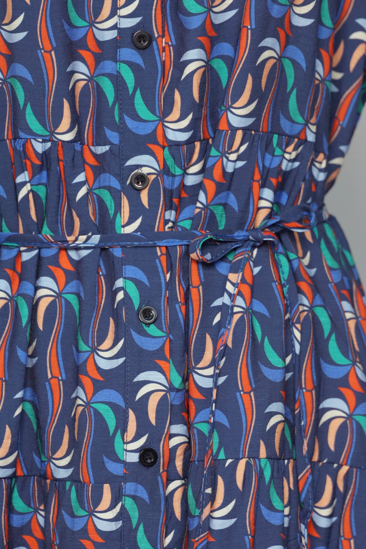 PO - Cherio Dress in Blue Pattern