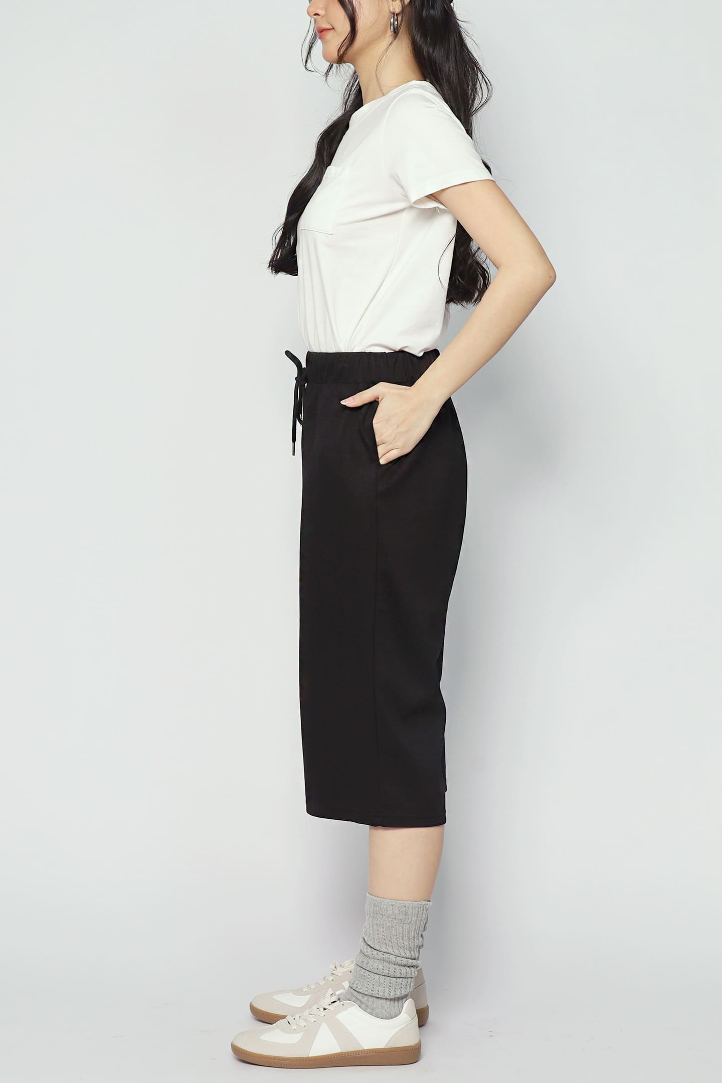 JOY - Chill Out Culottes in Black