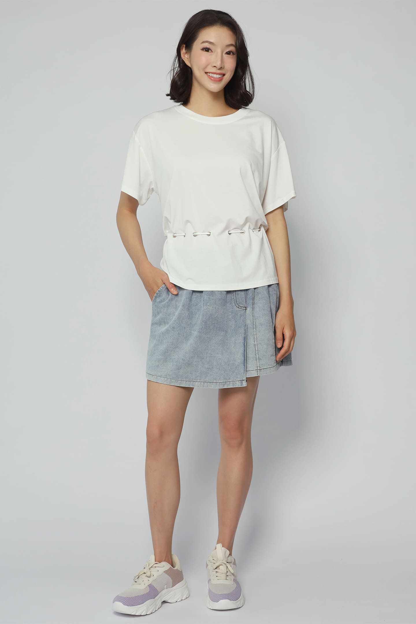 Easy By TE - Chiyo Multi Way Top in White