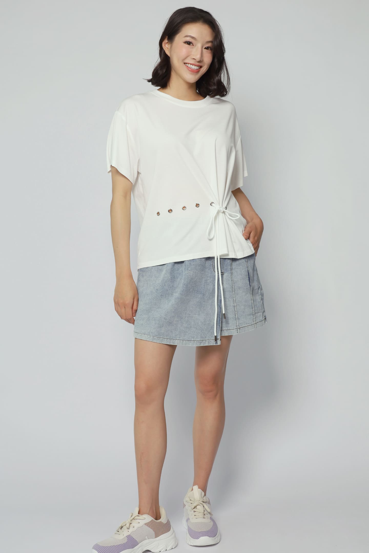 Easy By TE - Chiyo Multi Way Top in White
