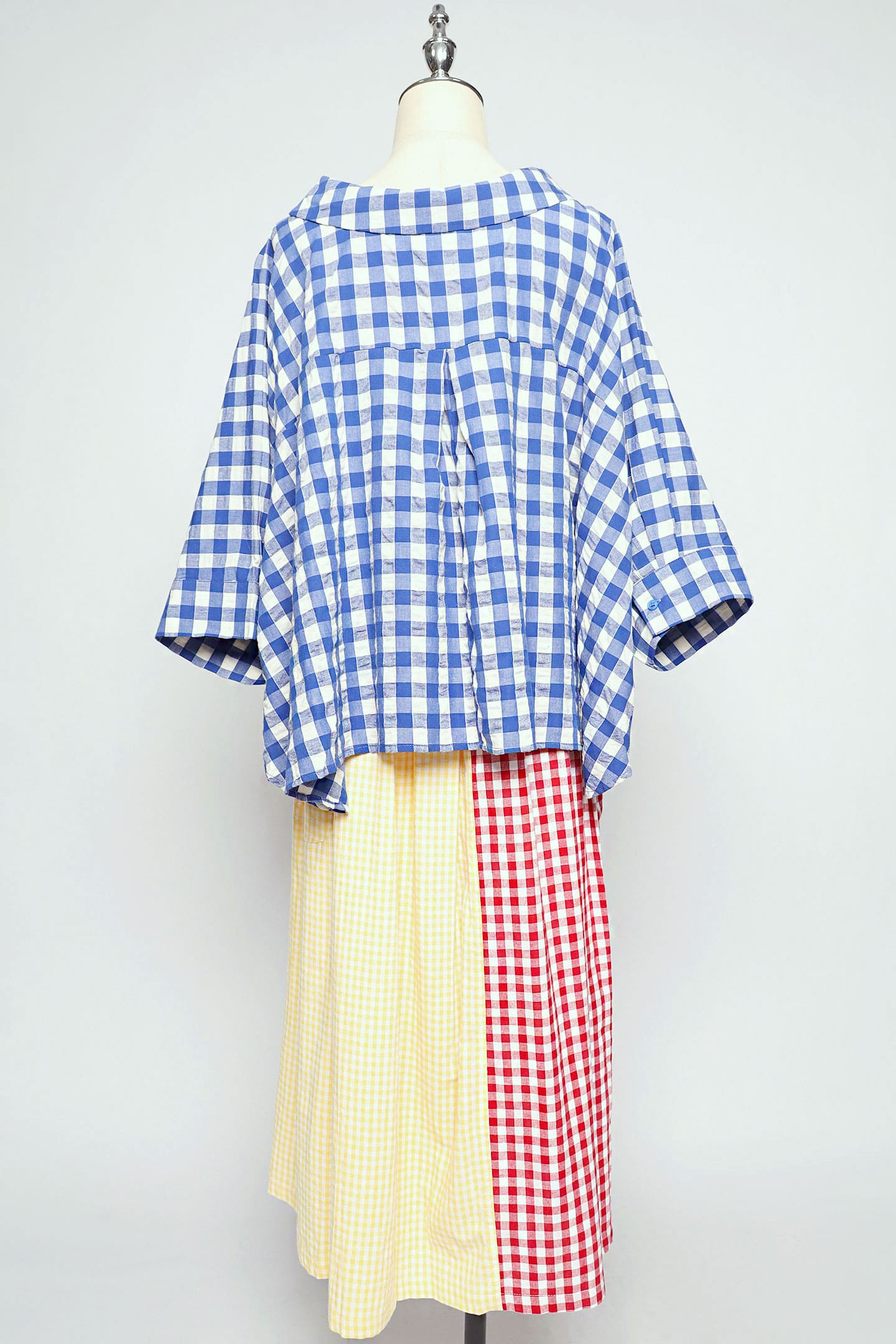 PO - Christa Blouse in Blue Check
