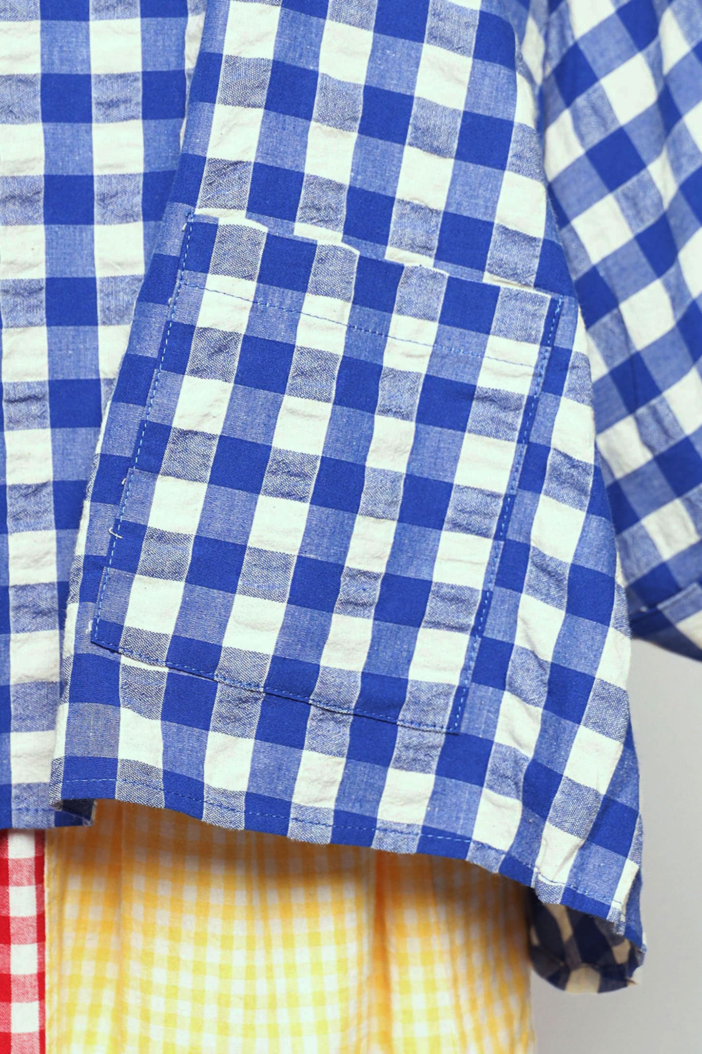 PO - Christa Blouse in Blue Check