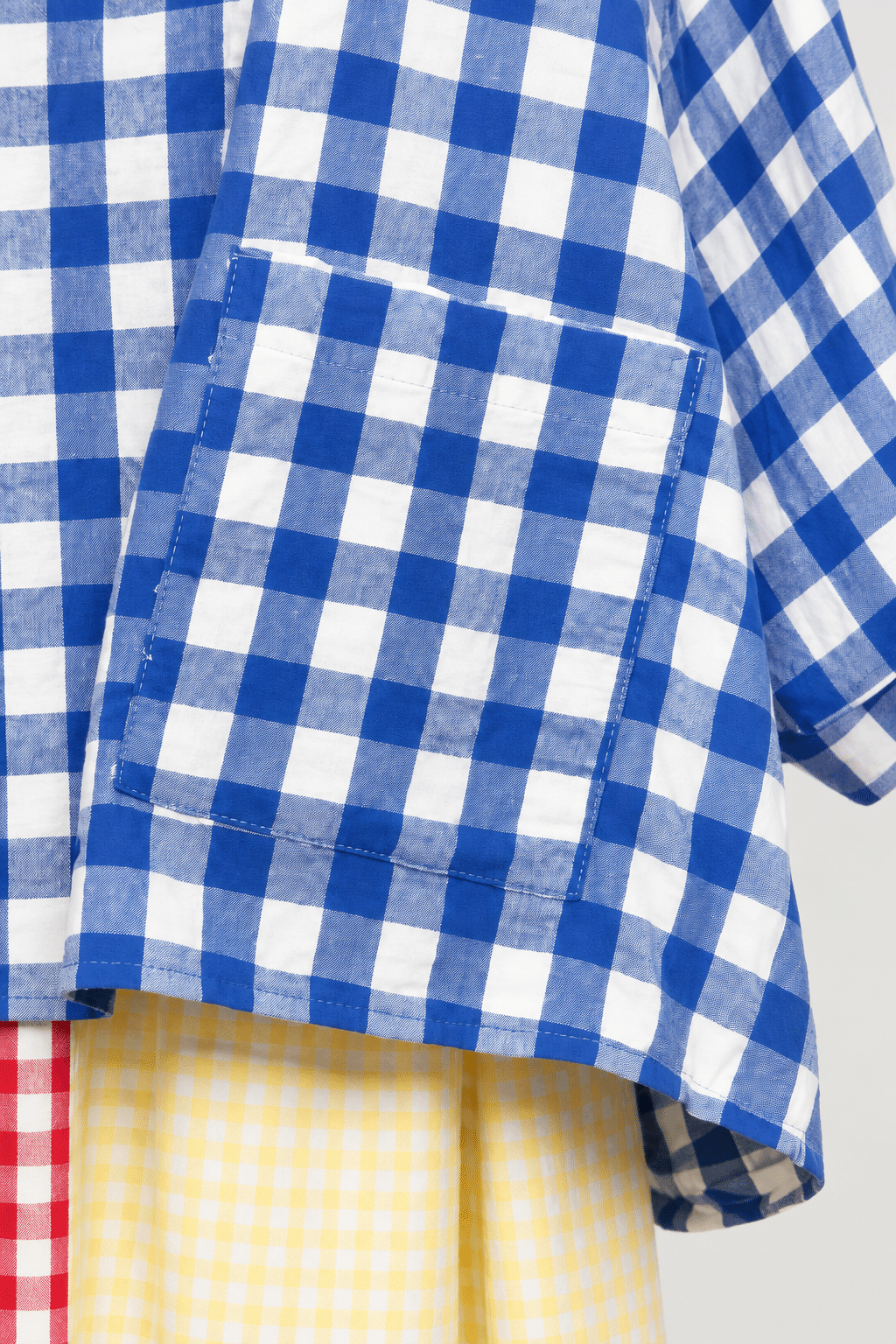 PO - Christa Blouse in Blue Check