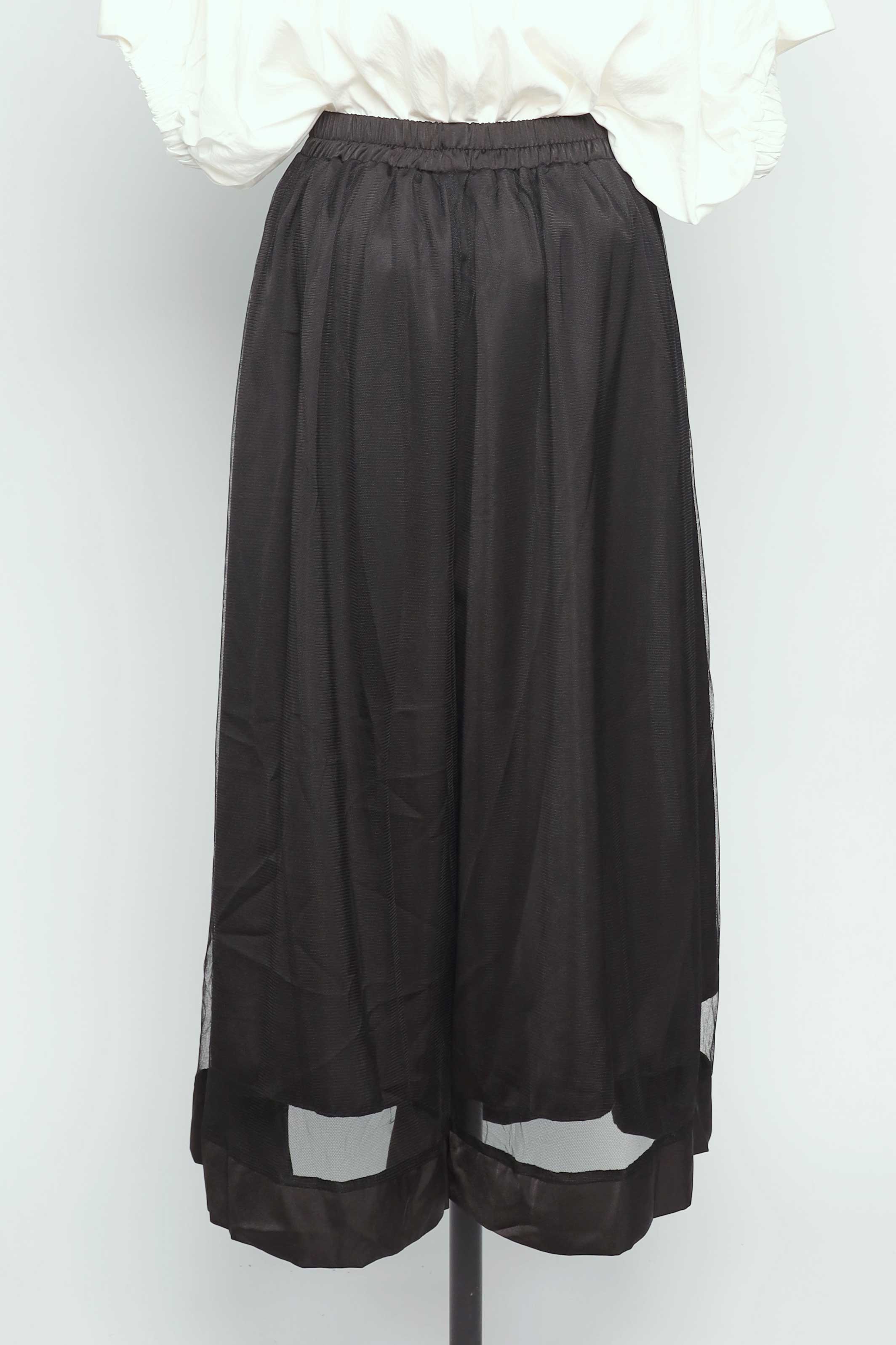 PO - Christine Netted Pants in Black